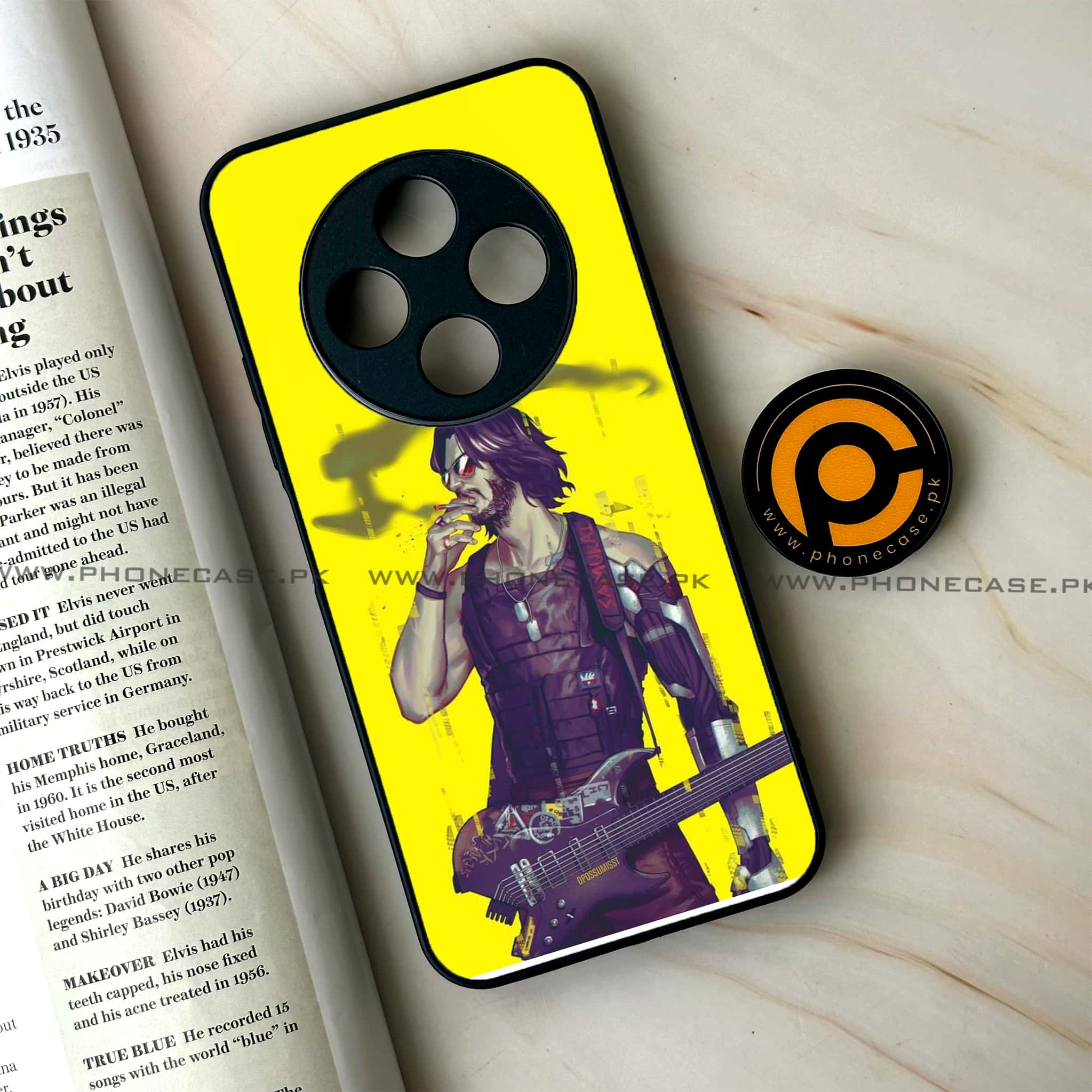 Oppo F27 Pro - Cybernetic Warrior Series - Premium Metal Printed soft Bumper Shock Proof Case