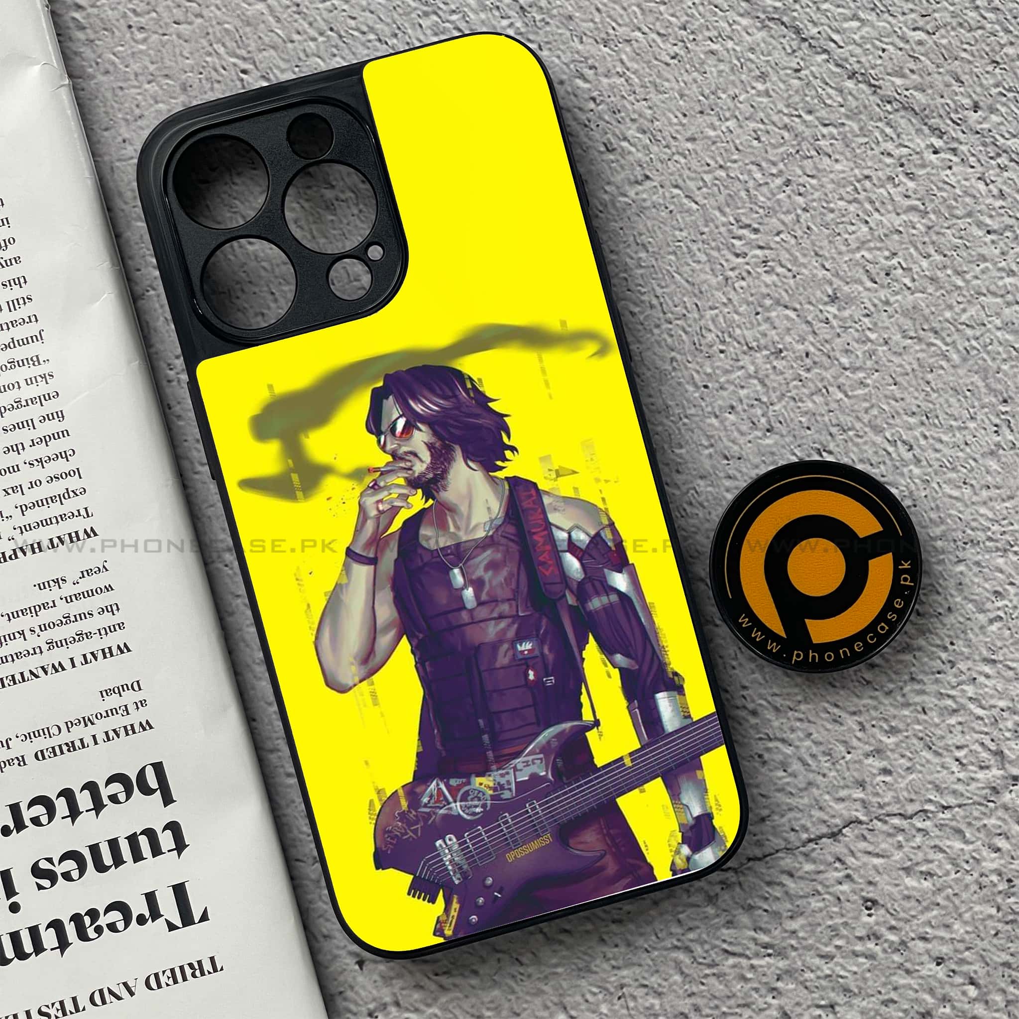 iPhone 15 Pro - Cybernetic Warrior Series - Premium Metal Printed soft Bumper shock Proof Case