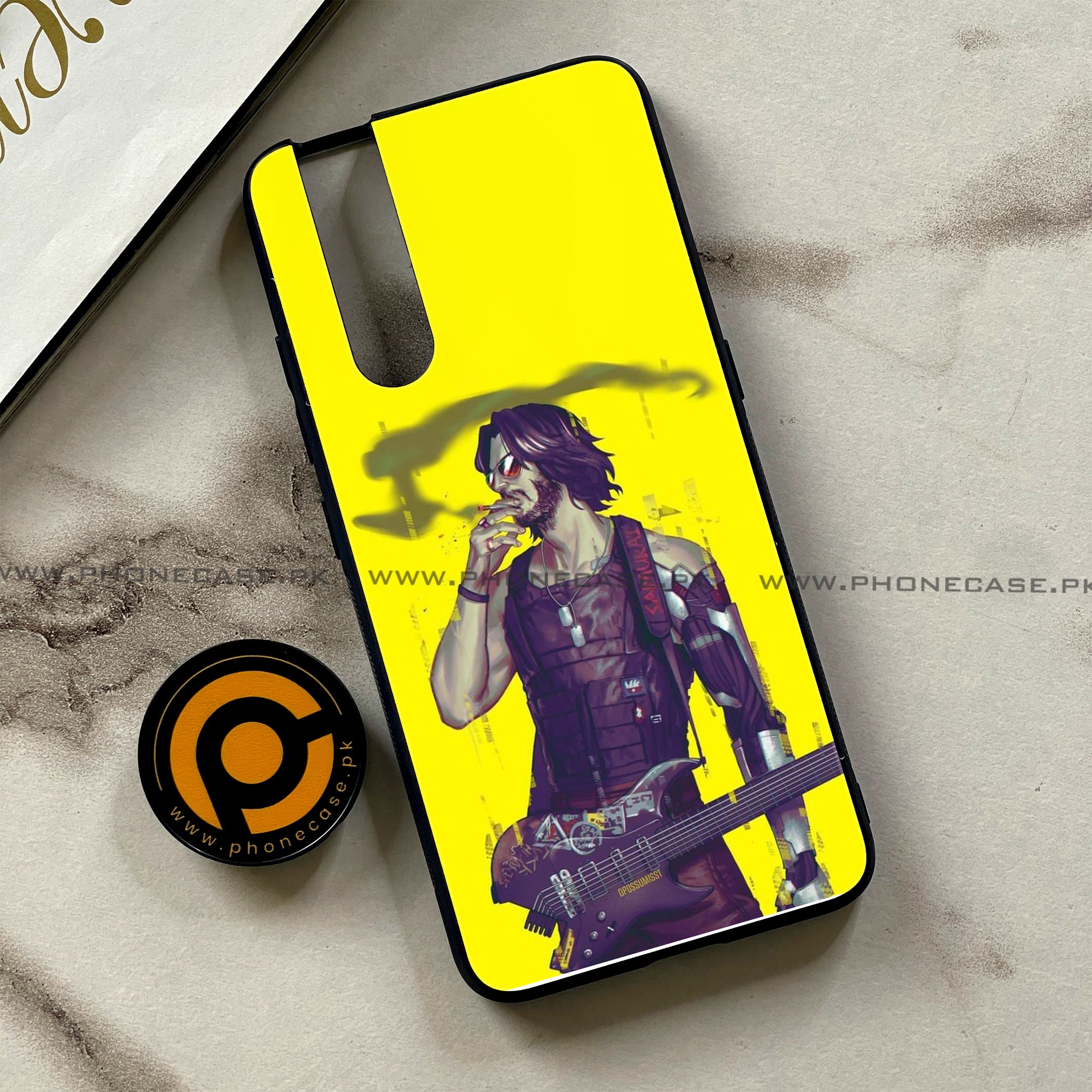 Vivo V15 Pro - Cybernetic Warrior Series - Premium Printed Glass soft Bumper shock Proof Case