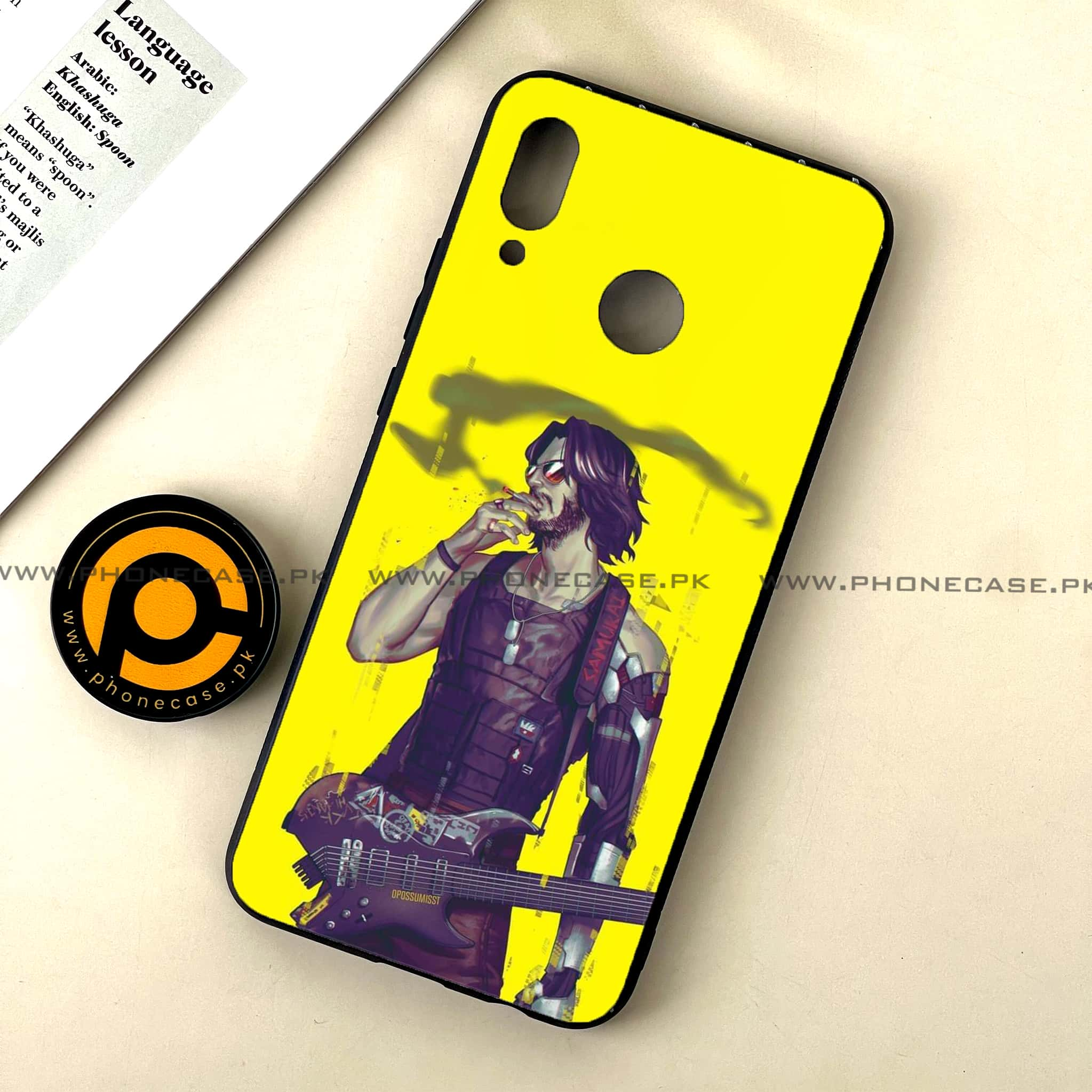 Huawei Nova 3 - Cybernetic Warrior Series - Premium Printed Glass soft Bumper shock Proof Case