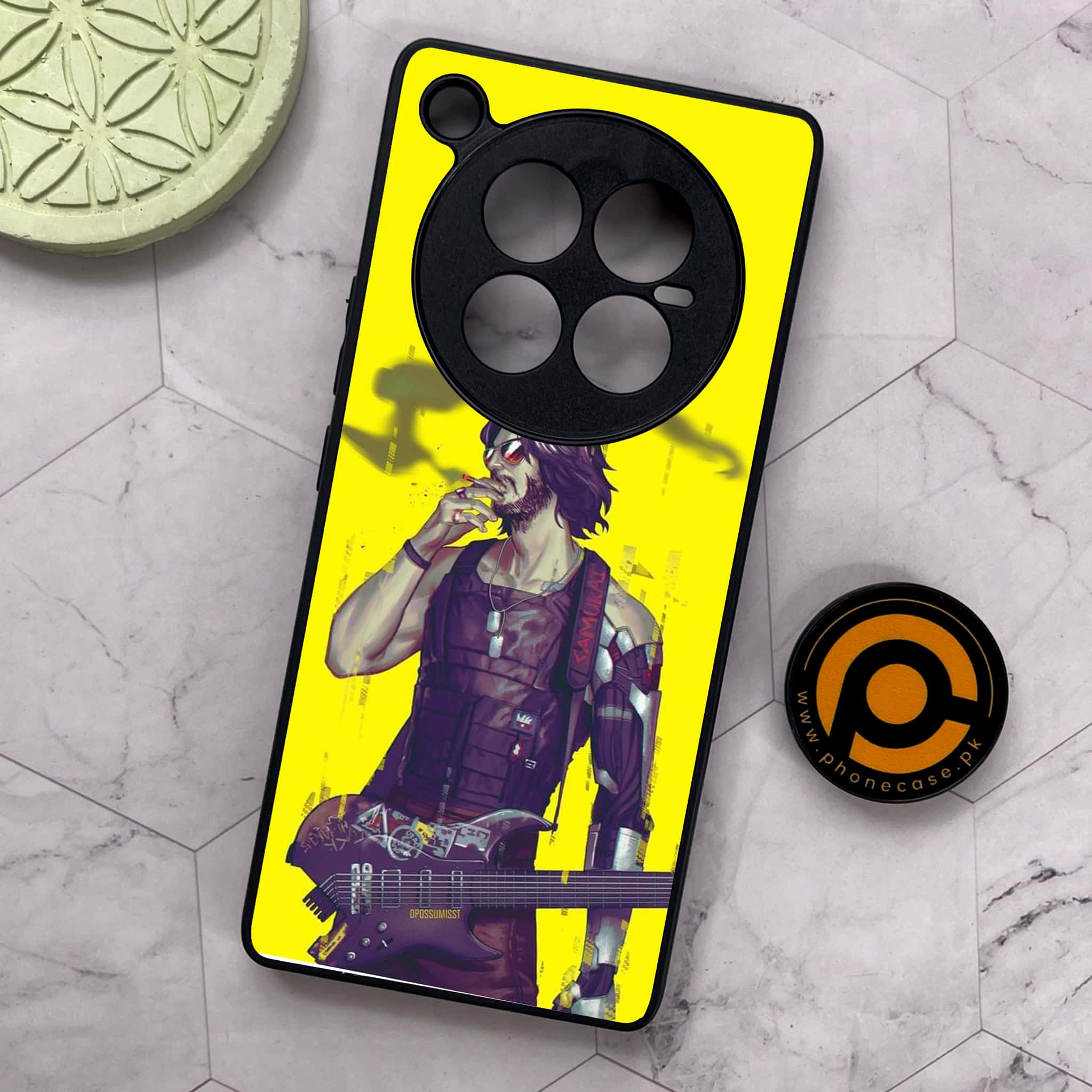 Infinix Zero 40 5G - Cybernetic Warrior Series - Premium Metal Printed soft Bumper shock Proof Case