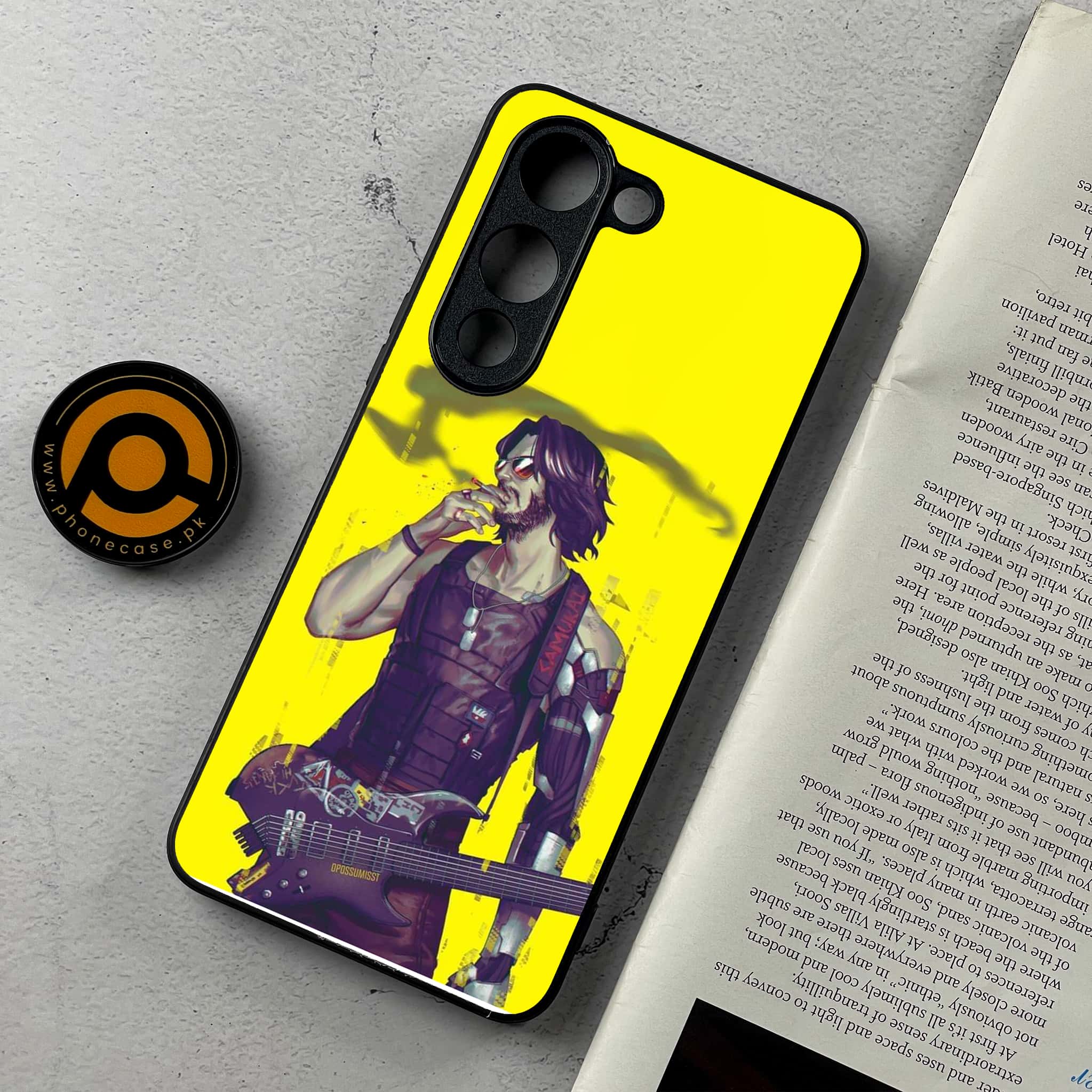 Vivo Y04 - Cybernetic Warrior Series - Premium Metal Printed Soft Bumper Shockproof Case
