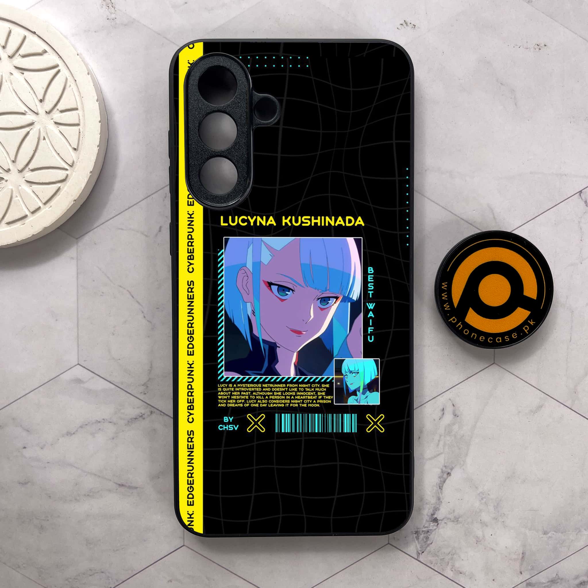 Samsung Galaxy A26 5G -   Cybernetic Warrior Series  - Premium Metal Printed soft Bumper shock Proof Case