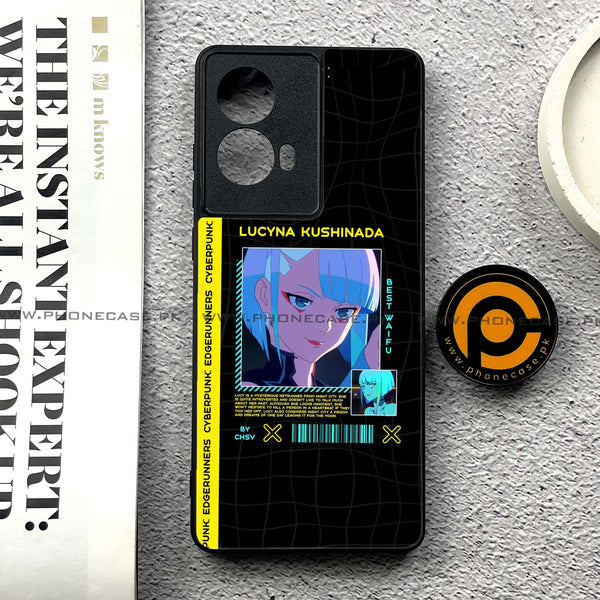 Moto G85 - Cybernetic Warrior Series - Premium Printed Glass soft Bumper shock Proof Case