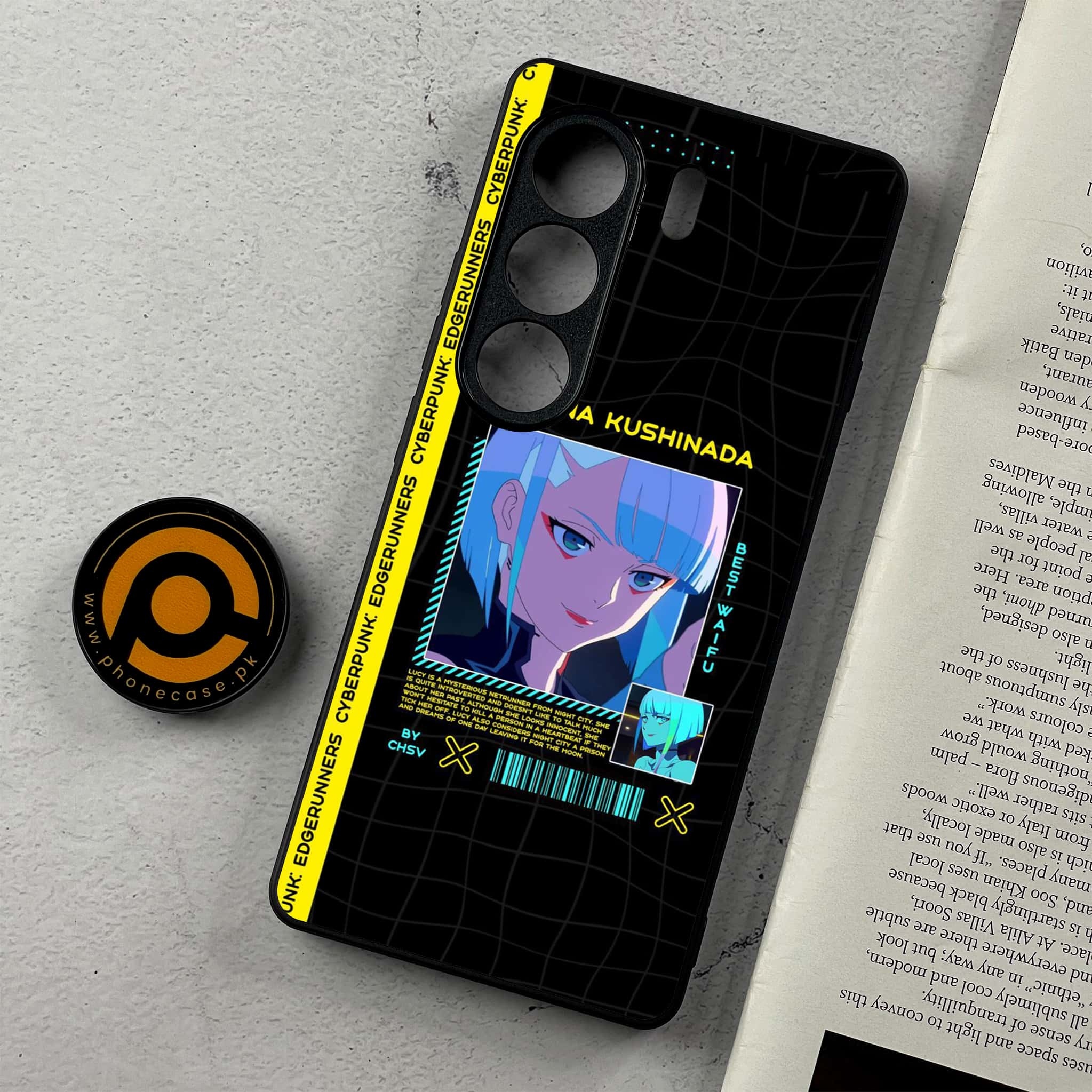 Tecno Camon 40 Pro - Cybernetic Warrior Series - Premium Metal Printed Soft Bumper Shockproof Case