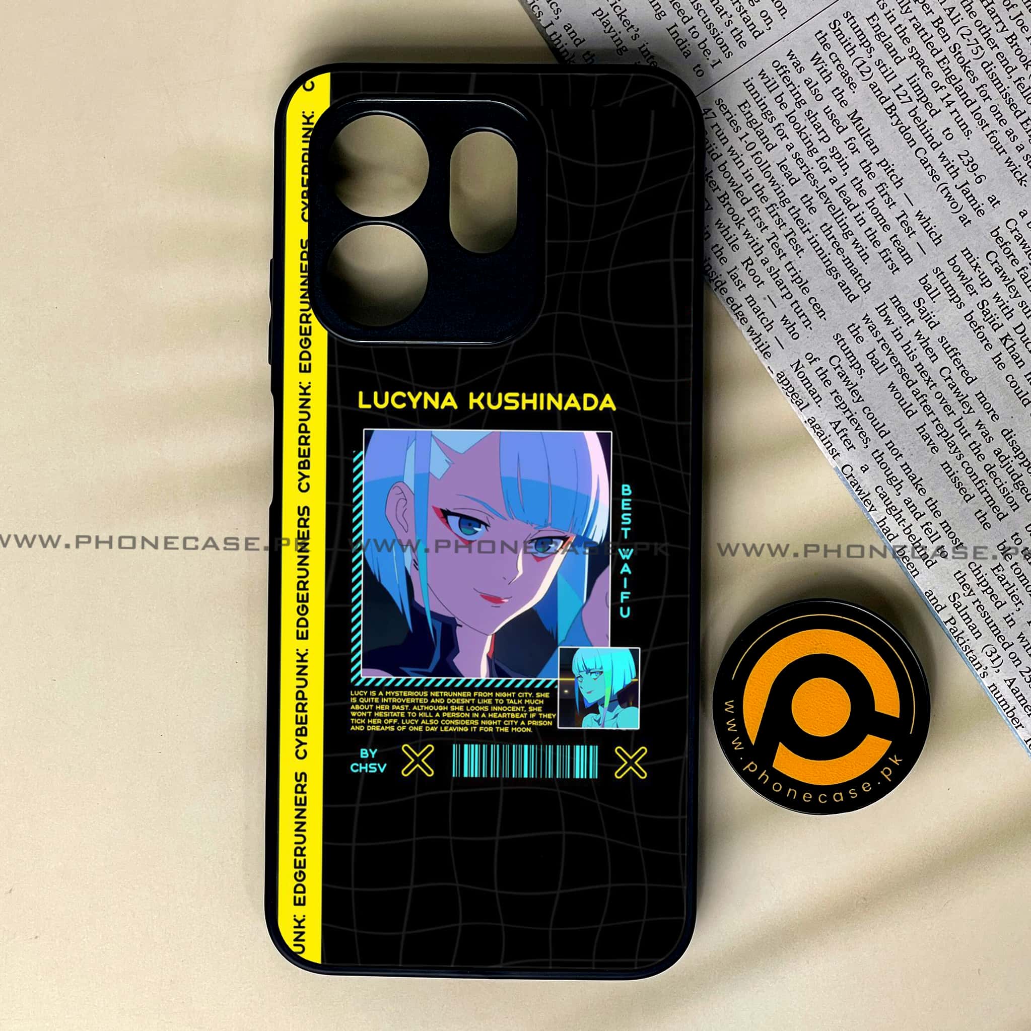 Infinix Smart 9 HD - Cybernetic Warrior Series - Premium Metal Printed soft Bumper shock Proof Case