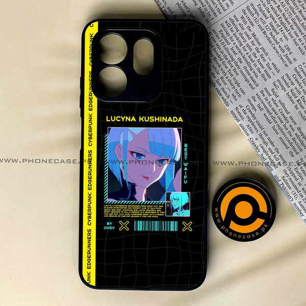 Infinix Smart 9 HD - Cybernetic Warrior Series - Premium Metal Printed soft Bumper shock Proof Case