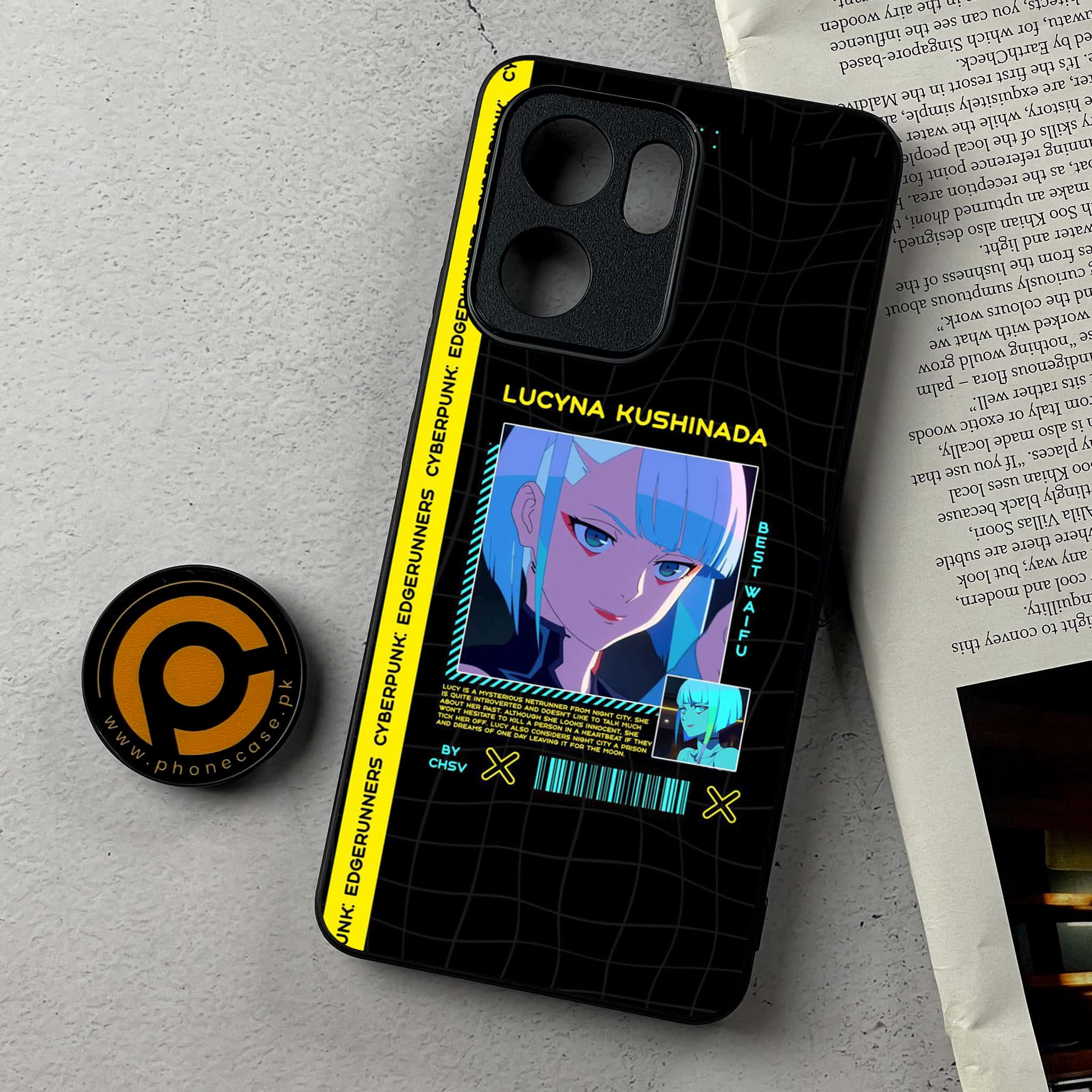Oppo Reno 13F - Cybernetic Warrior Series - Premium Metal Printed Soft Bumper Shockproof Case