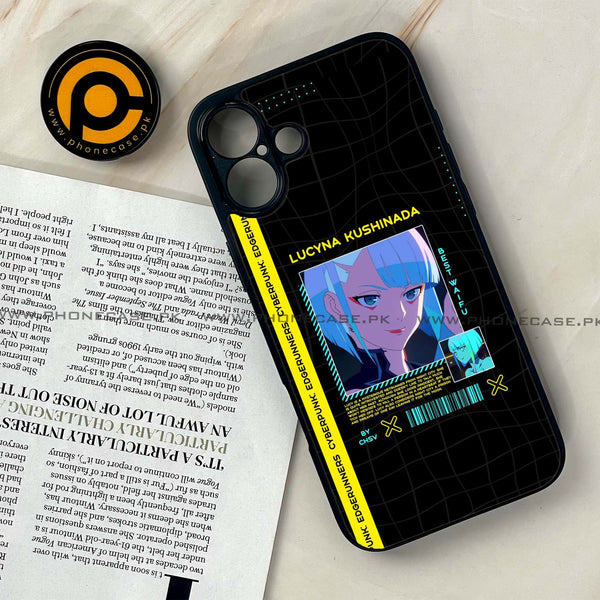 iPhone 16 Plus - Cybernetic Warrior Series - Premium Printed Glass soft Bumper shock Proof Case