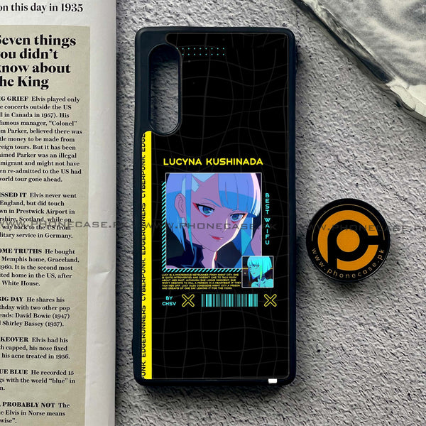 LG G9 - Cybernetic Warrior Series - Premium Printed Glass soft Bumper shock Proof Case