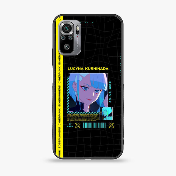 Xiaomi Redmi Note 10S- Cybernetic Warrior Series - Premium Printed Glass soft Bumper shock Proof Case