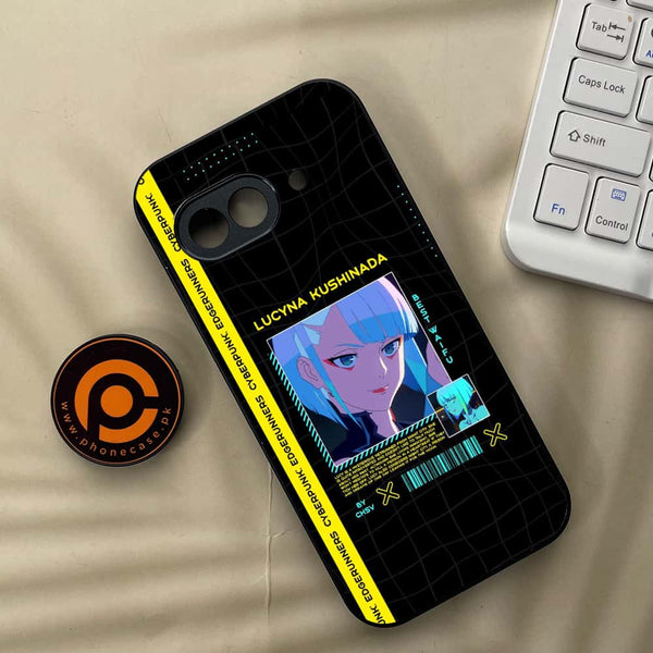 Google Pixel 9a - Cybernetic Warrior Series - Premium Metal Printed soft Bumper Shock Proof Case