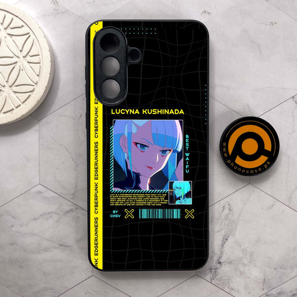 Samsung Galaxy A36 5G -   Cybernetic Warrior Series  - Premium Metal Printed soft Bumper shock Proof Case