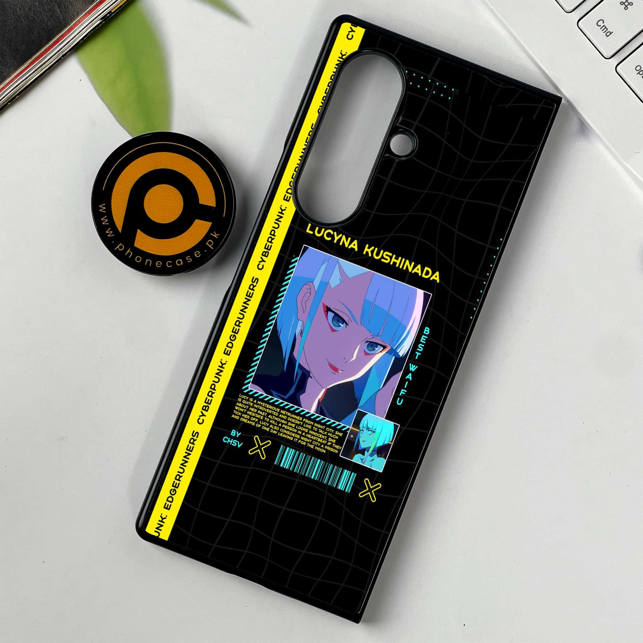 Samsung Galaxy Z Fold 7 - Cybernetic Warrior Series - Premium Metal Printed soft Bumper shock Proof Case