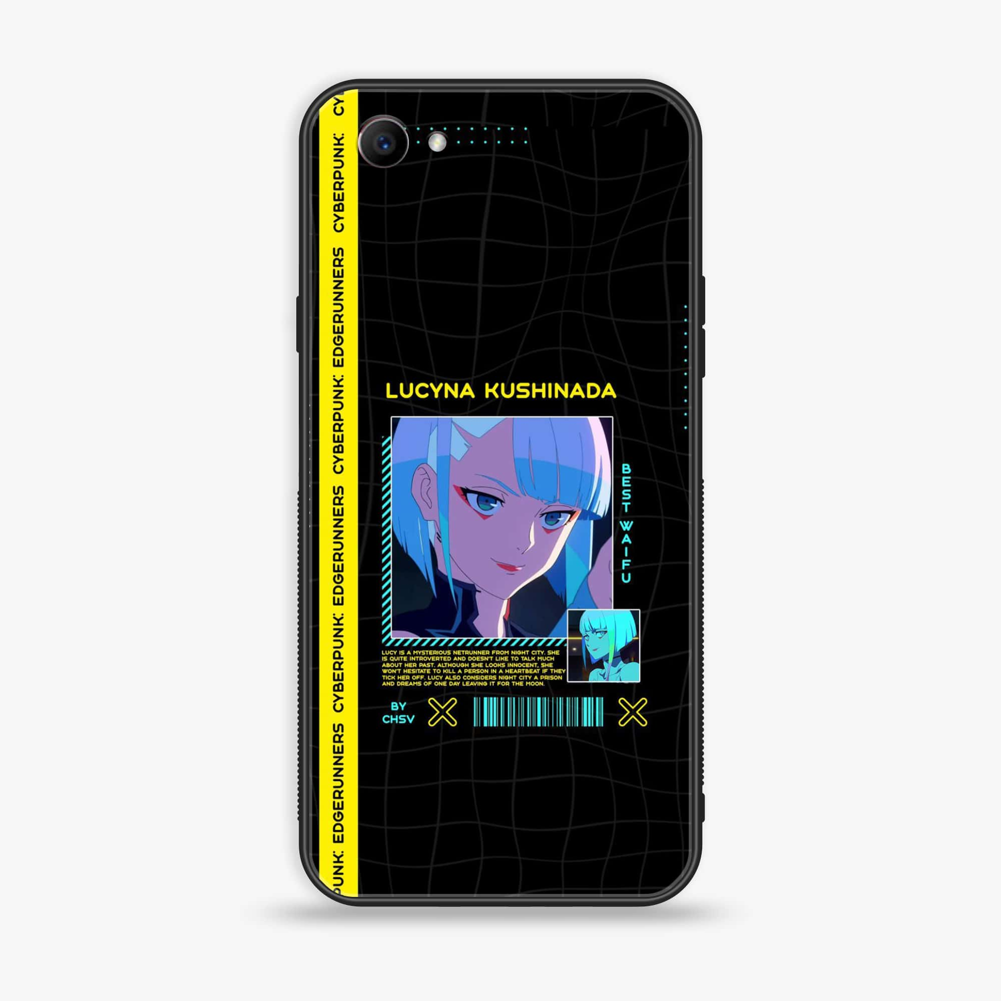 Oppo F7 Youth - Cybernetic Warrior Series - Premium Printed Glass soft Bumper shock Proof Case