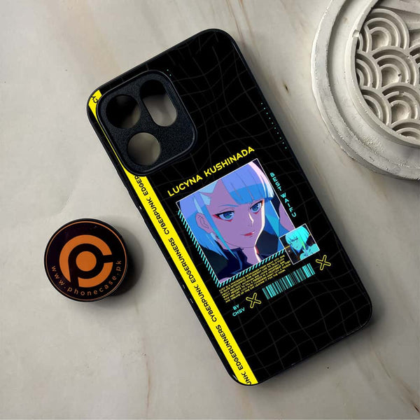 Oppo Reno 14F - Cybernetic Warrior Series - Premium Metal Printed Soft Bumper Shockproof Case