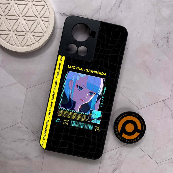 OnePlus 10R -   Cybernetic Warrior Series - Premium Metal Printed soft Bumper shock Proof Case