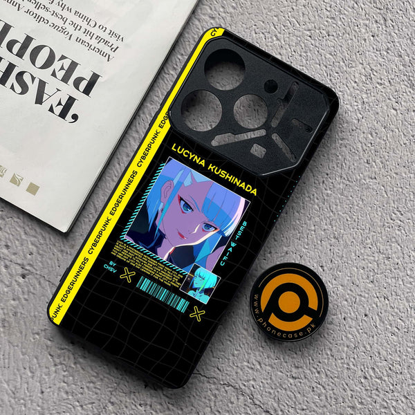 Tecno Pova 6 Neo - Cybernetic Warrior Series - Premium Metal  Printed soft Bumper shock Proof Case