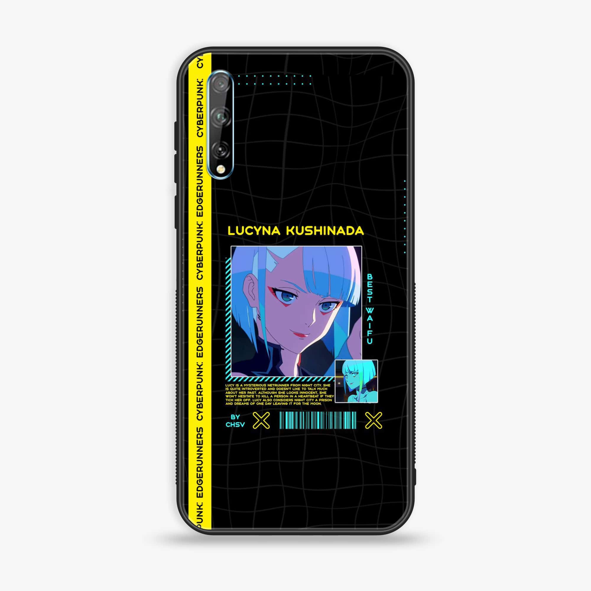 Huawei Y8p - Cybernetic Warrior Series - Premium Printed Glass soft Bumper shock Proof Case