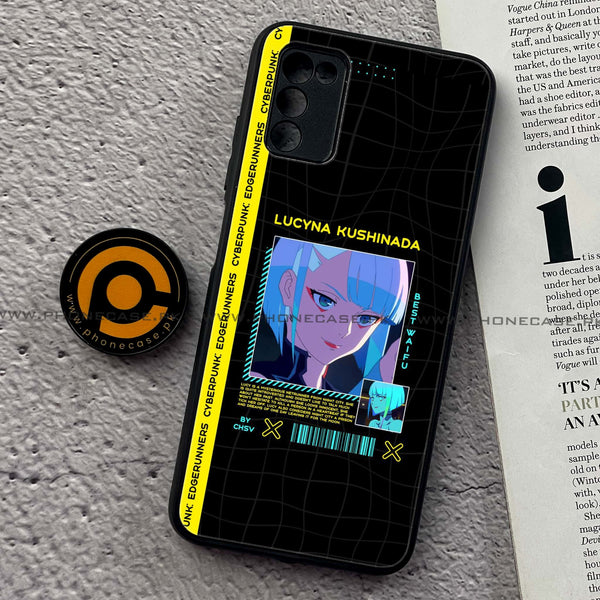 Samsung Galaxy A02s - Cybernetic Warrior Series - Premium Printed Metal soft Bumper shock Proof Case