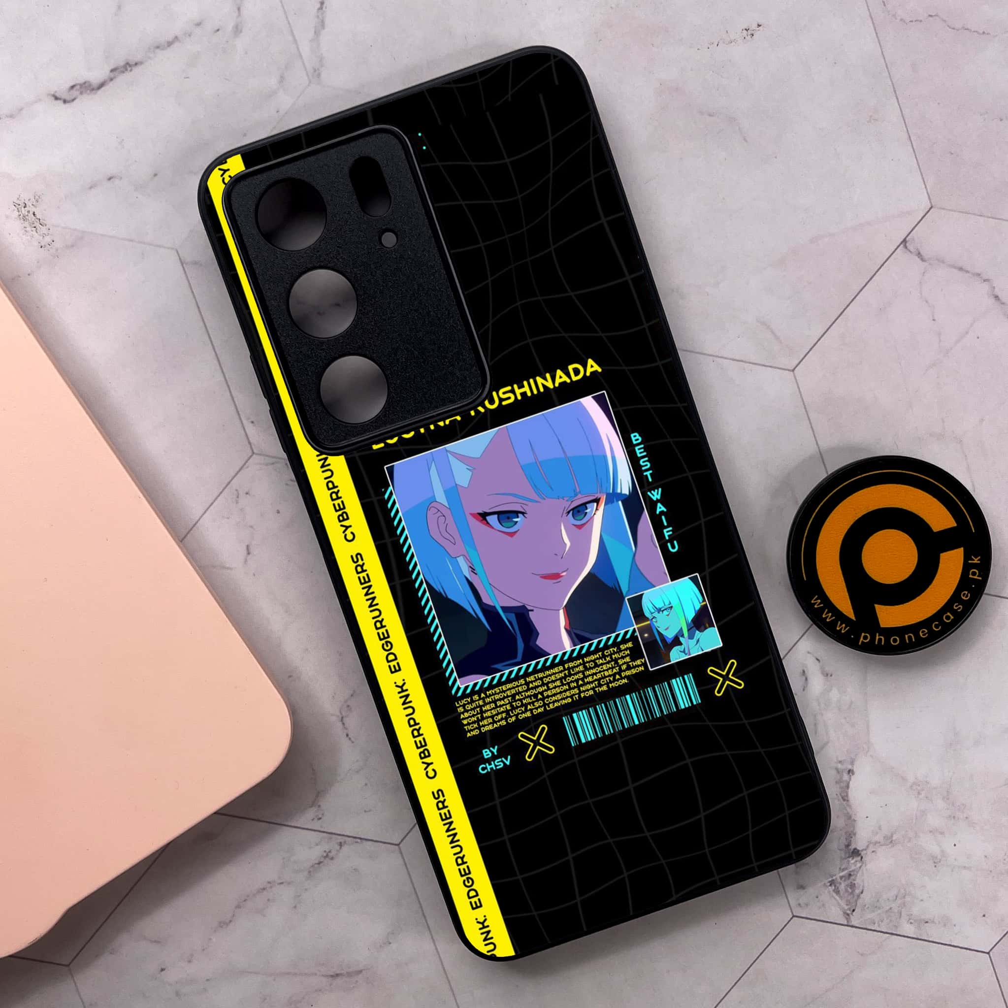 Realme C75x 4G - Cybernetic Warrior Series - Premium Metal Printed soft Bumper shock Proof Case