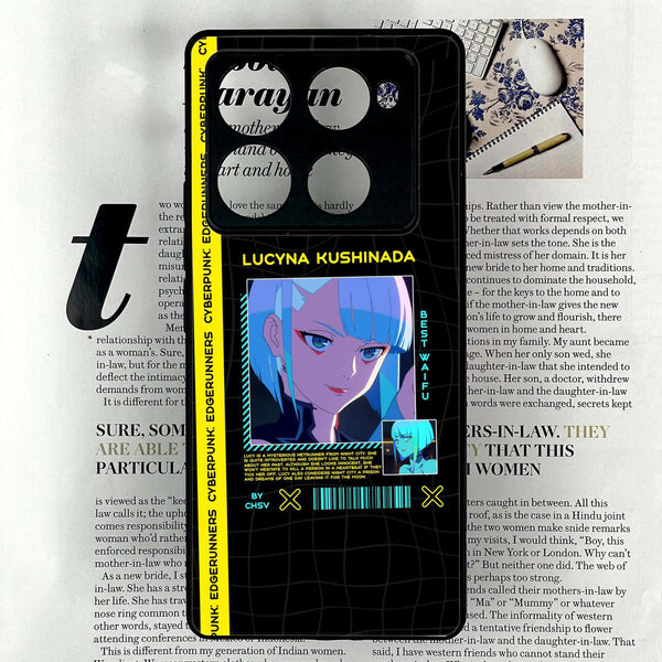 Infinix Note 40 Pro Plus - Cybernetic Warrior Series - Premium Metal Printed soft Bumper shock Proof Case