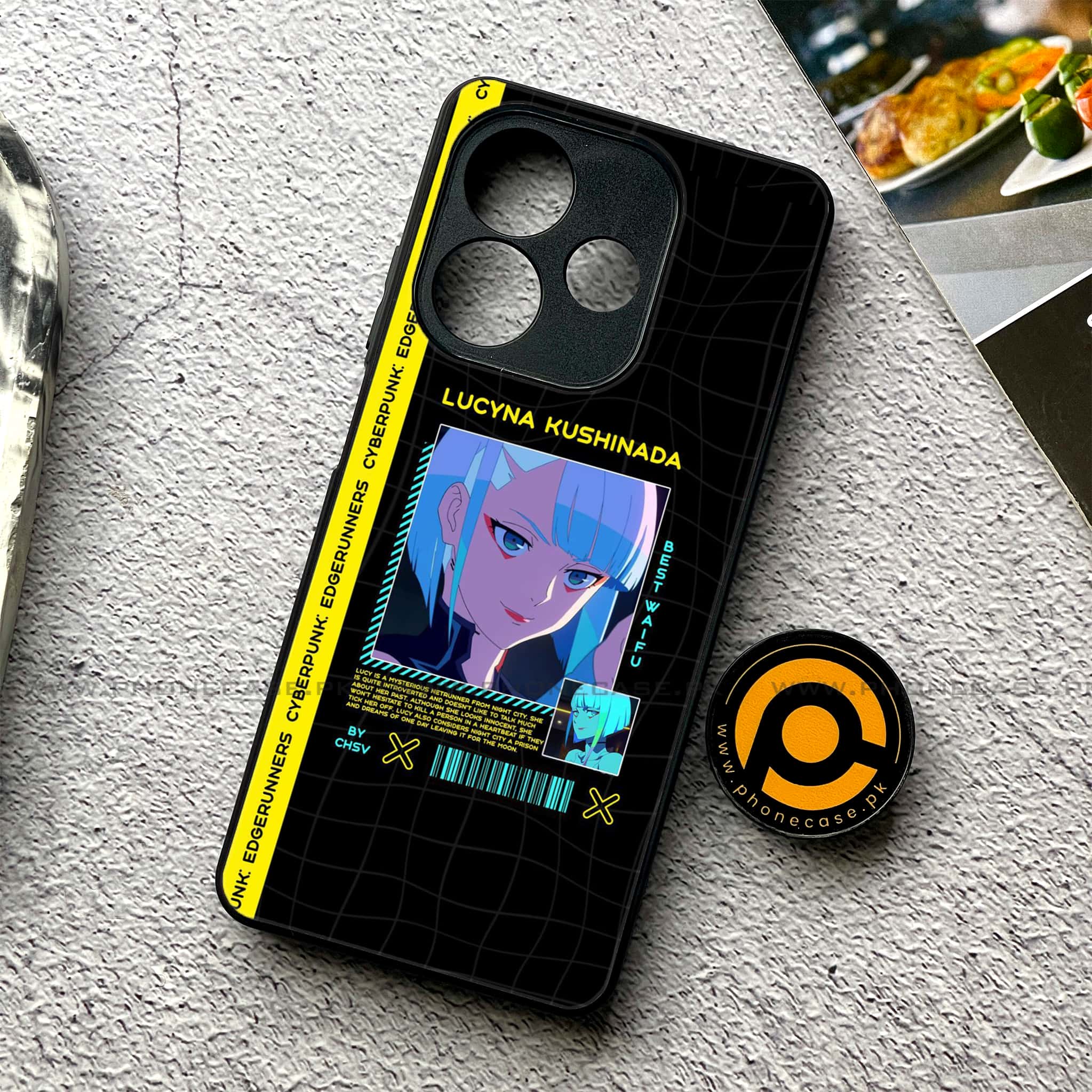 Oppo A5 Pro - Cybernetic Warrior Series - Premium Metal Printed soft Bumper shock Proof Case