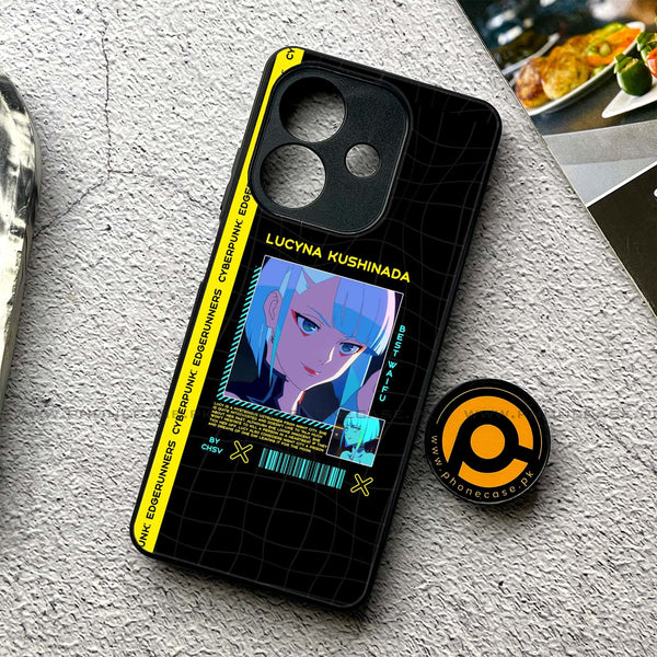 Oppo A5i - Cybernetic Warrior Series - Premium Metal Printed soft Bumper shock Proof Case
