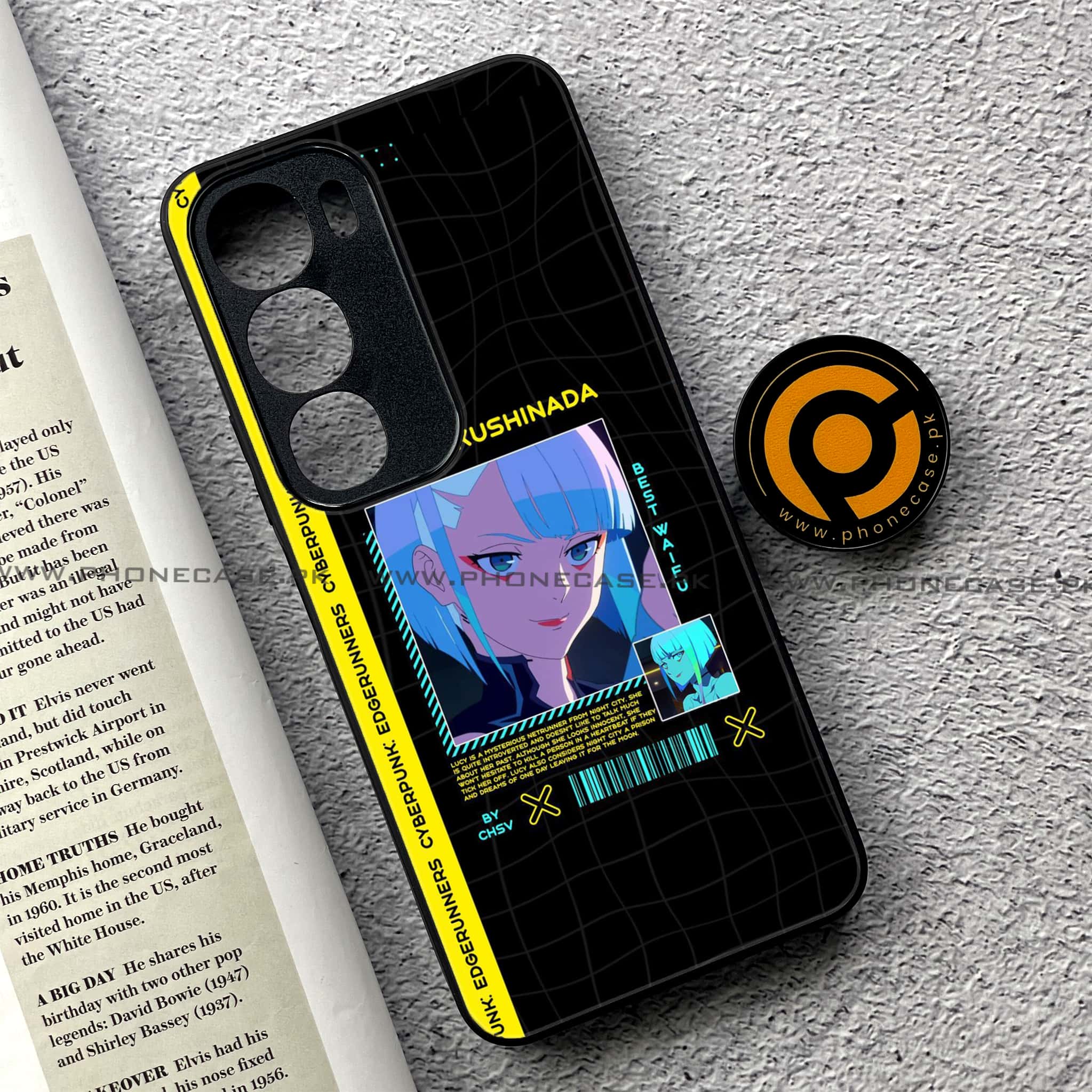 Vivo Y19s Pro - Cybernetic Warrior Series - Premium Metal Printed soft Bumper shock Proof Case