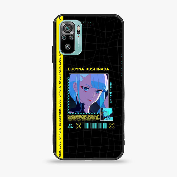 Xiaomi Redmi Note 10 - Cybernetic Warrior Series - Premium Printed Glass soft Bumper shock Proof Case