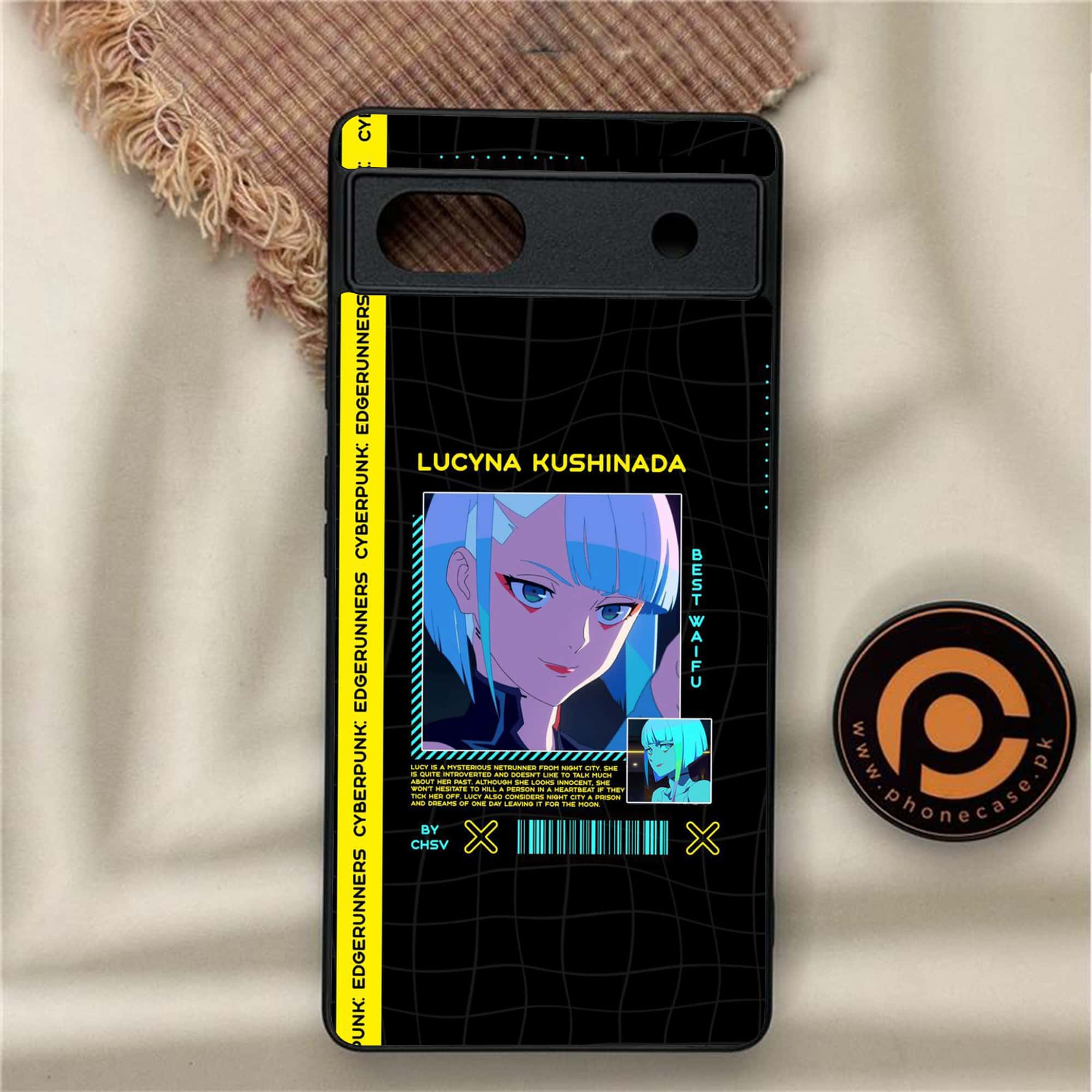 Google Pixel 6A - Cybernetic Warrior Series - Premium Metal Printed soft Bumper Shock Proof Case