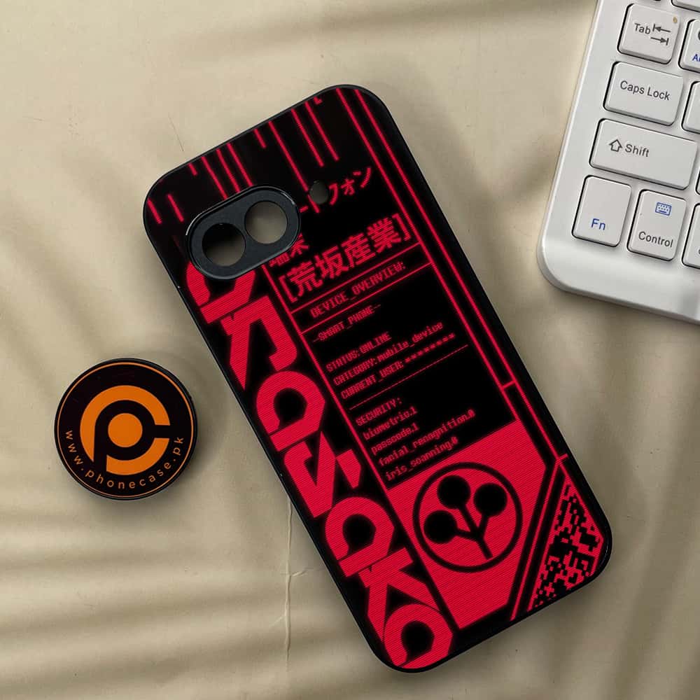 Google Pixel 9a - Cybernetic Warrior Series - Premium Metal Printed soft Bumper Shock Proof Case