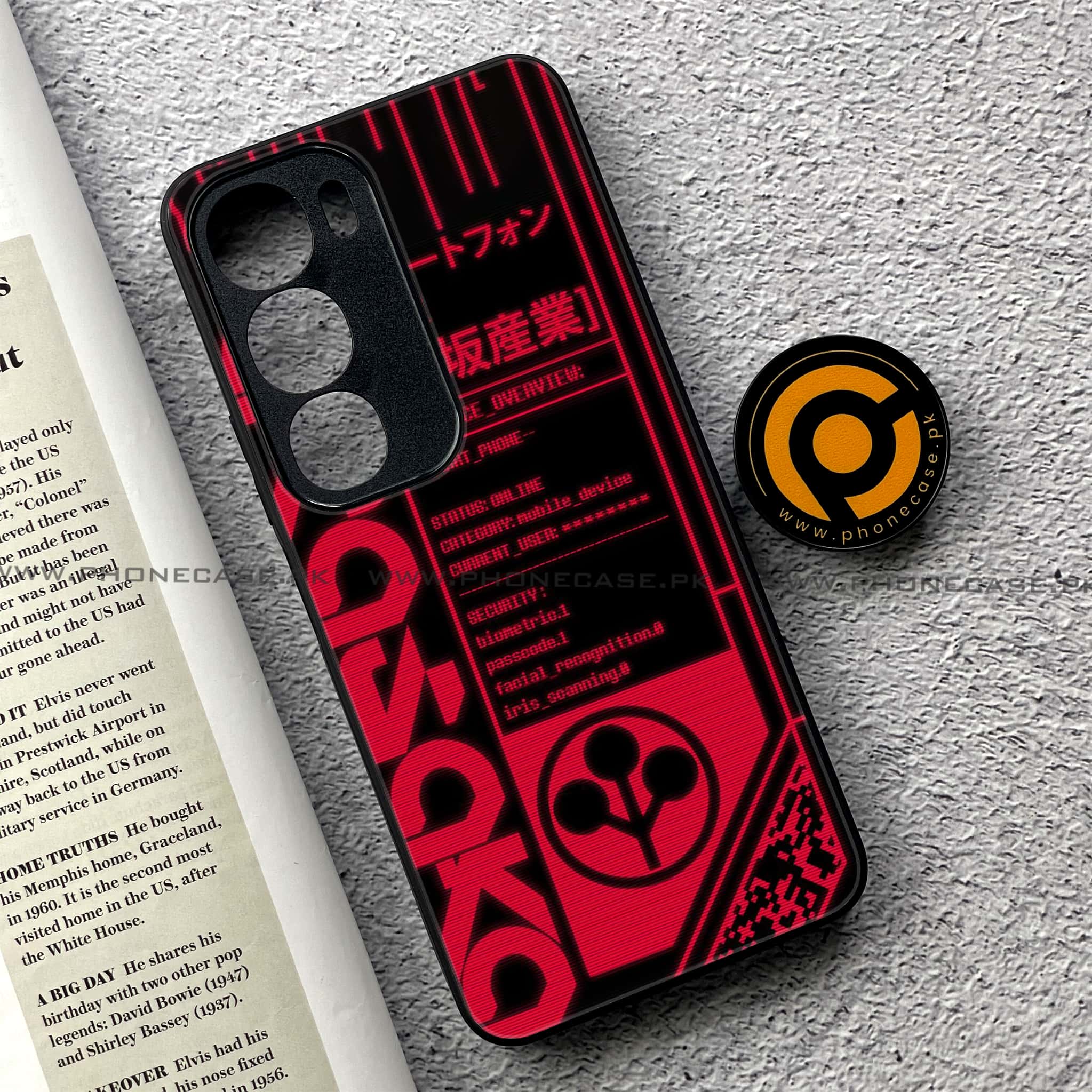 Vivo Y19s Pro - Cybernetic Warrior Series - Premium Metal Printed soft Bumper shock Proof Case
