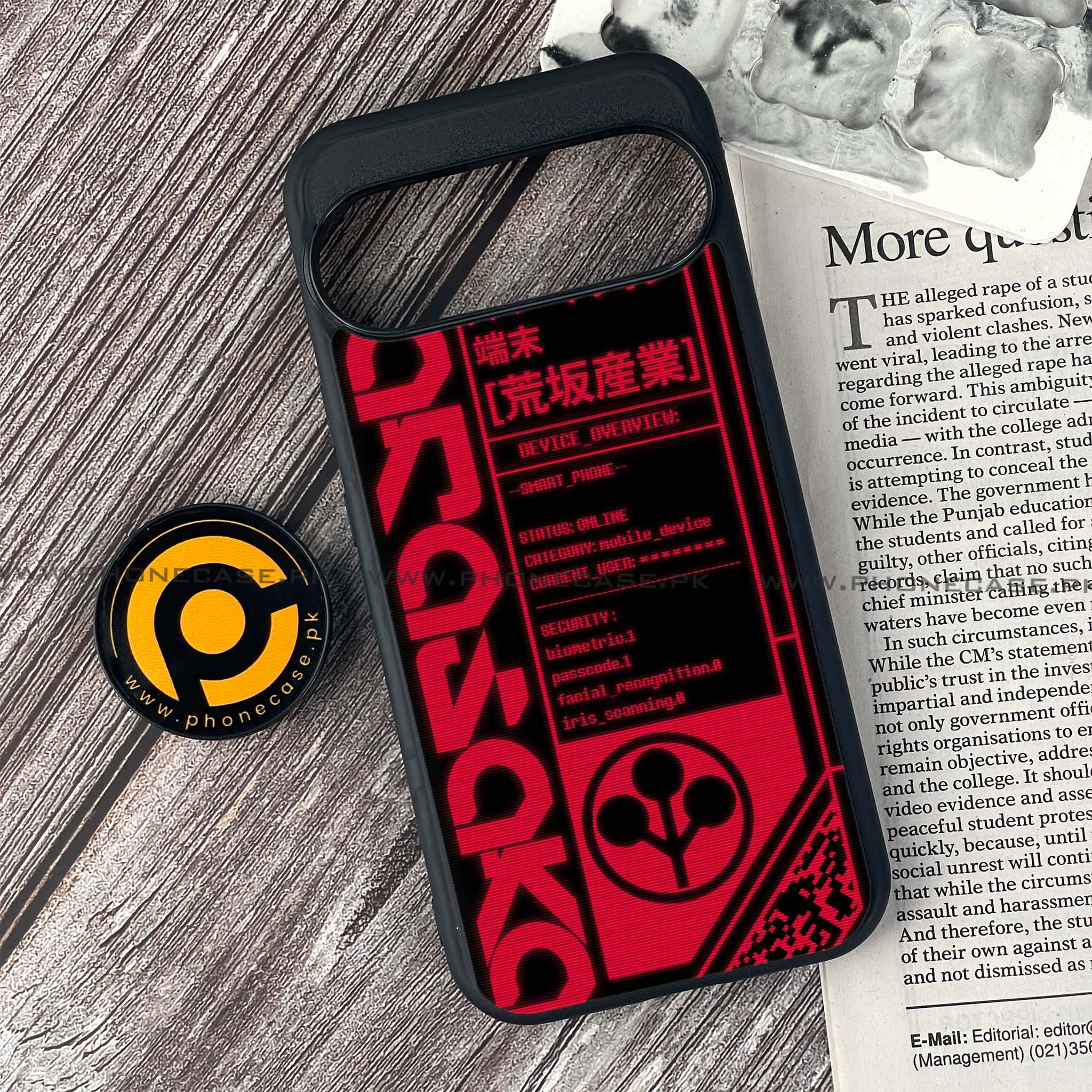 Google Pixel 9 Pro - Cybernetic Warrior Series - Premium Metal Printed soft Bumper Shock Proof Case