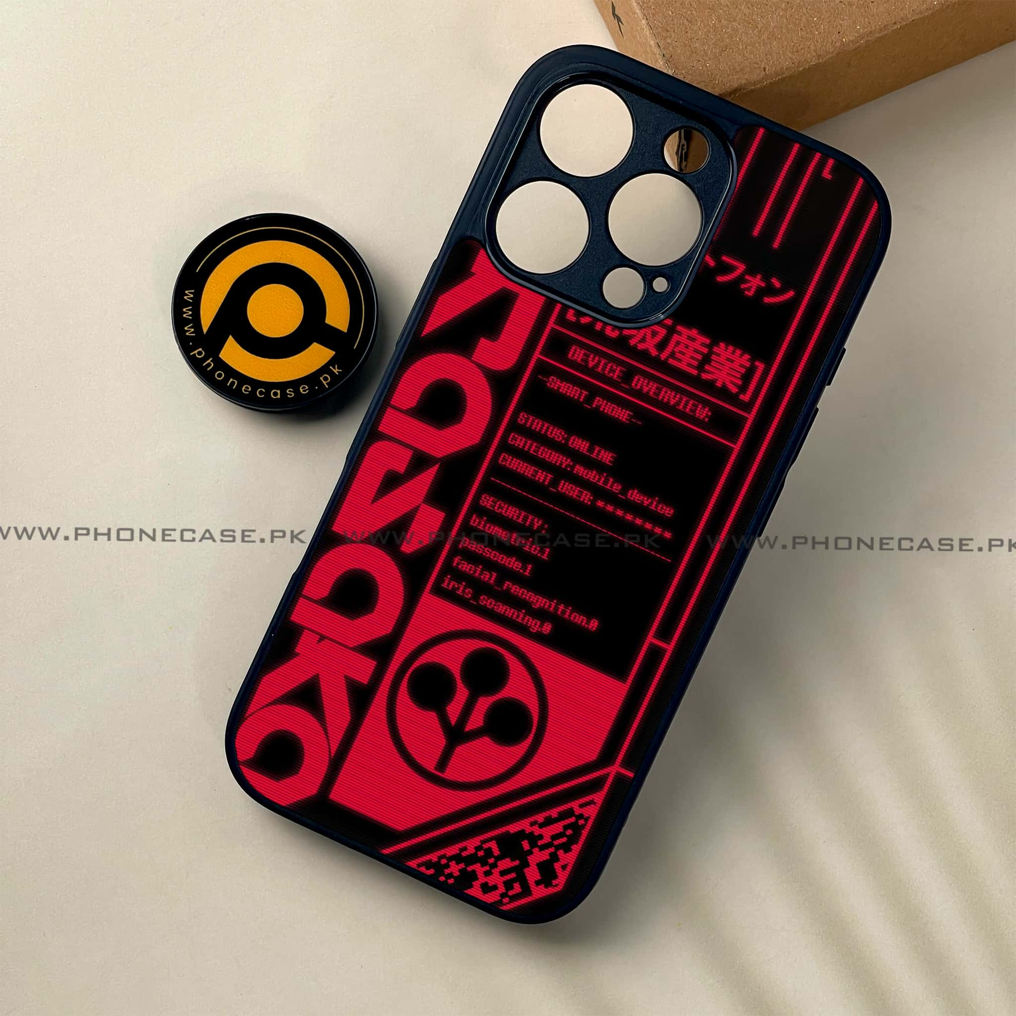 iPhone 16 Pro - Cybernetic Warrior Series - Premium Printed Glass soft Bumper shock Proof Case