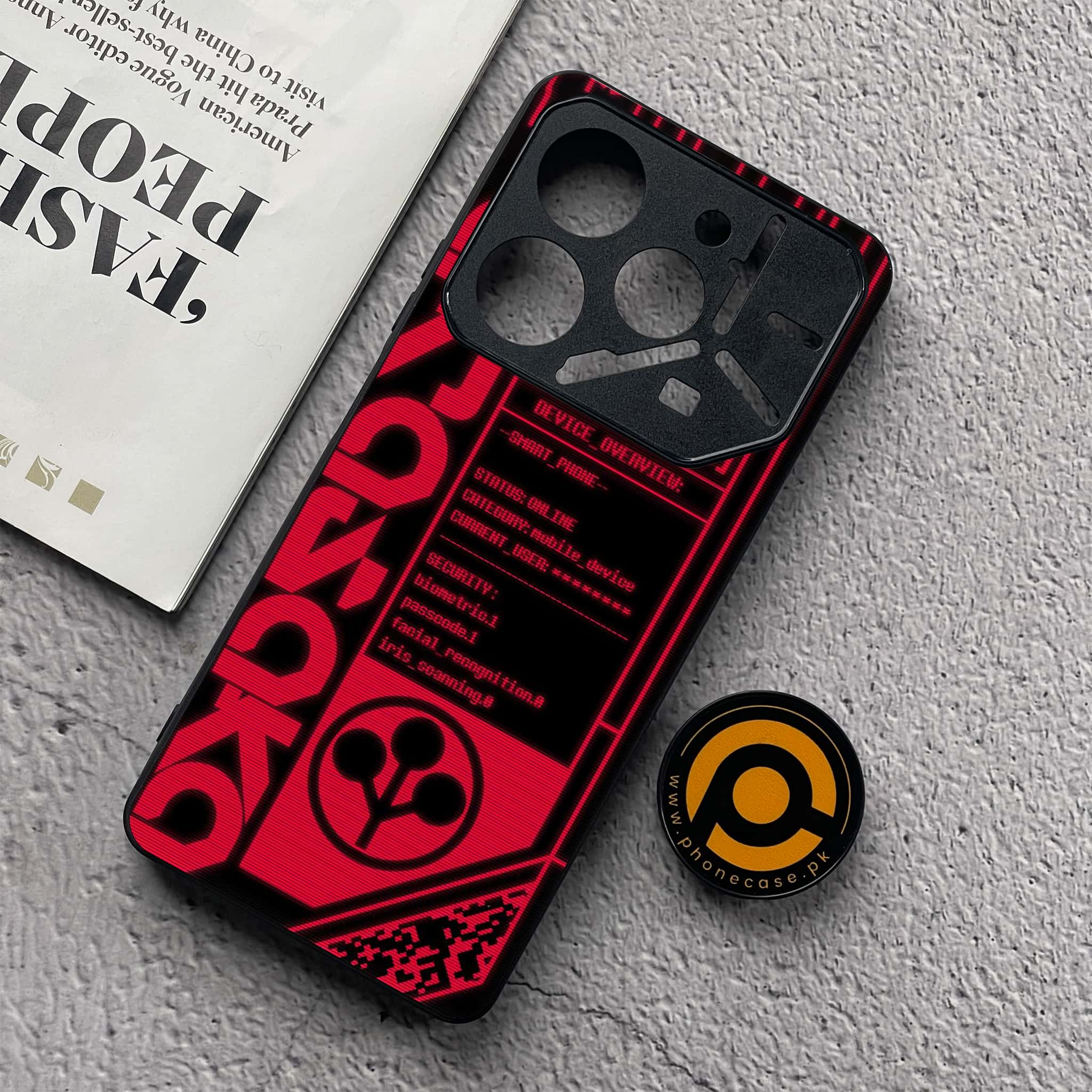 Tecno Pova 6 Neo - Cybernetic Warrior Series - Premium Metal  Printed soft Bumper shock Proof Case