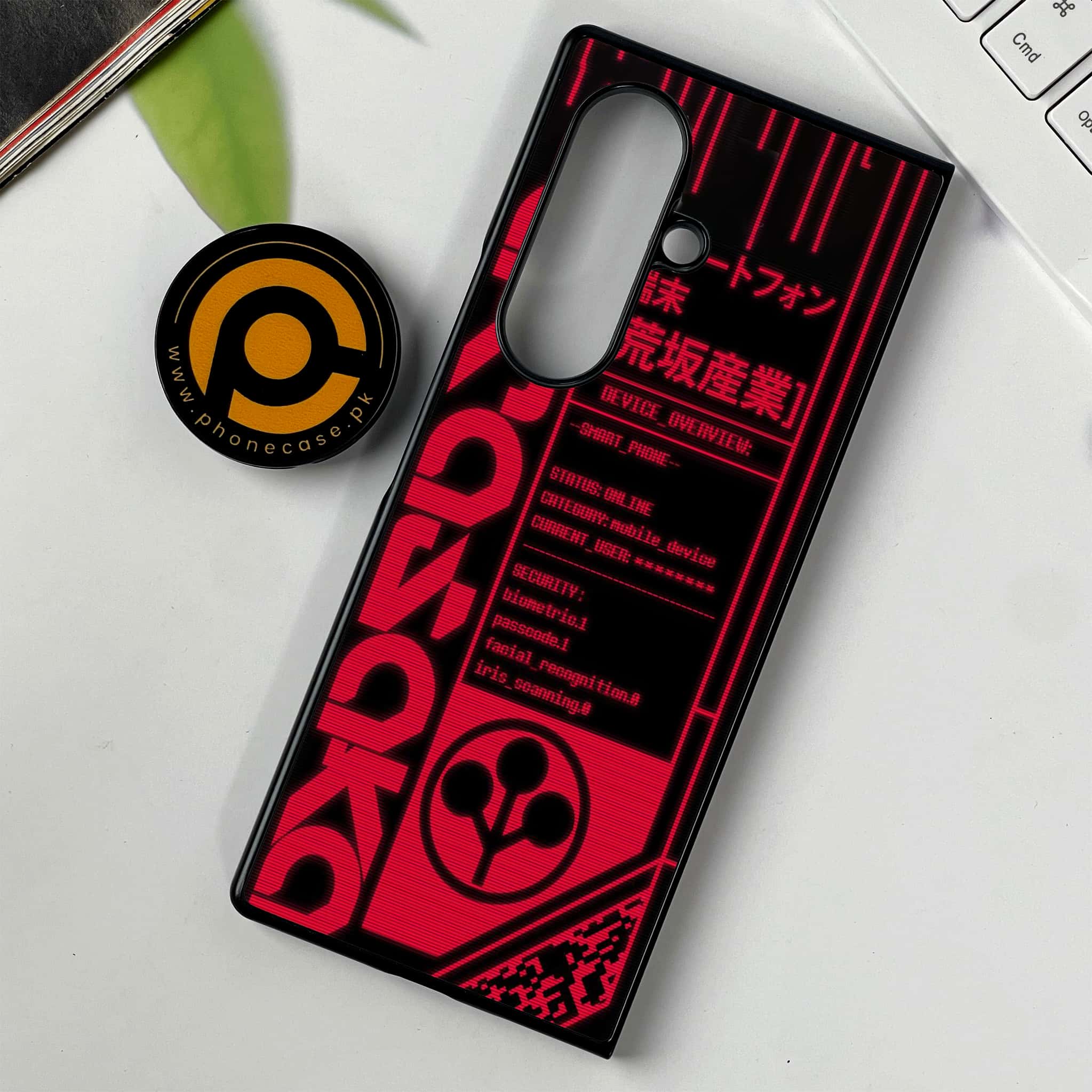 Samsung Galaxy Z Fold 7 - Cybernetic Warrior Series - Premium Metal Printed soft Bumper shock Proof Case