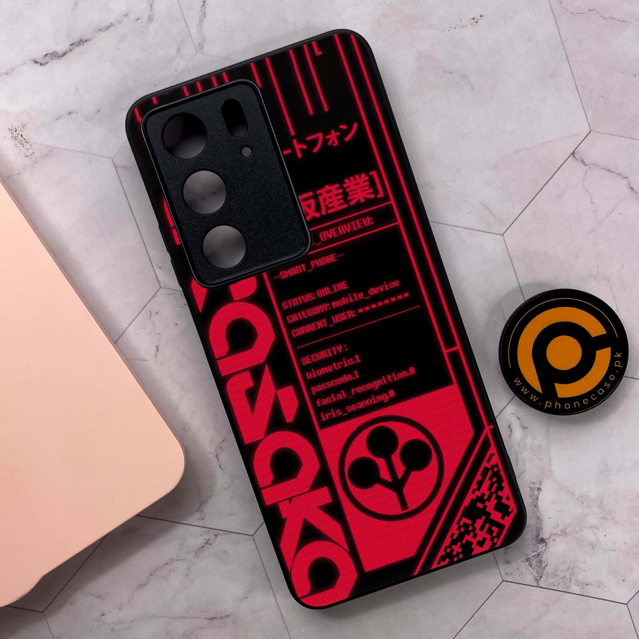 Realme C75x 4G - Cybernetic Warrior Series - Premium Metal Printed soft Bumper shock Proof Case