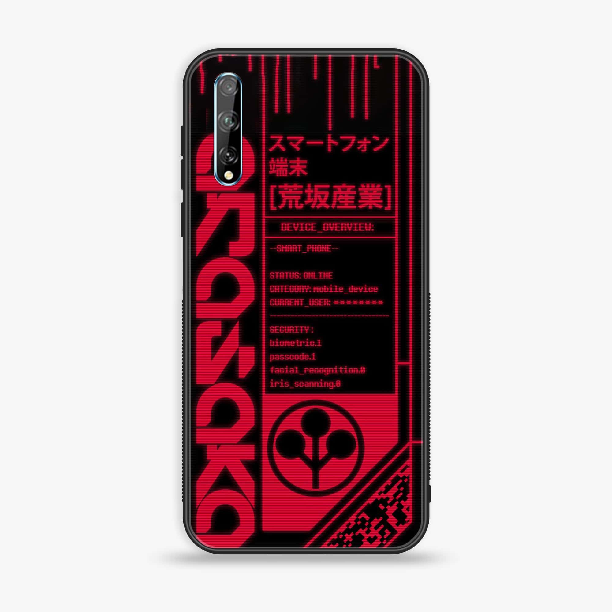 Huawei Y8p - Cybernetic Warrior Series - Premium Printed Glass soft Bumper shock Proof Case
