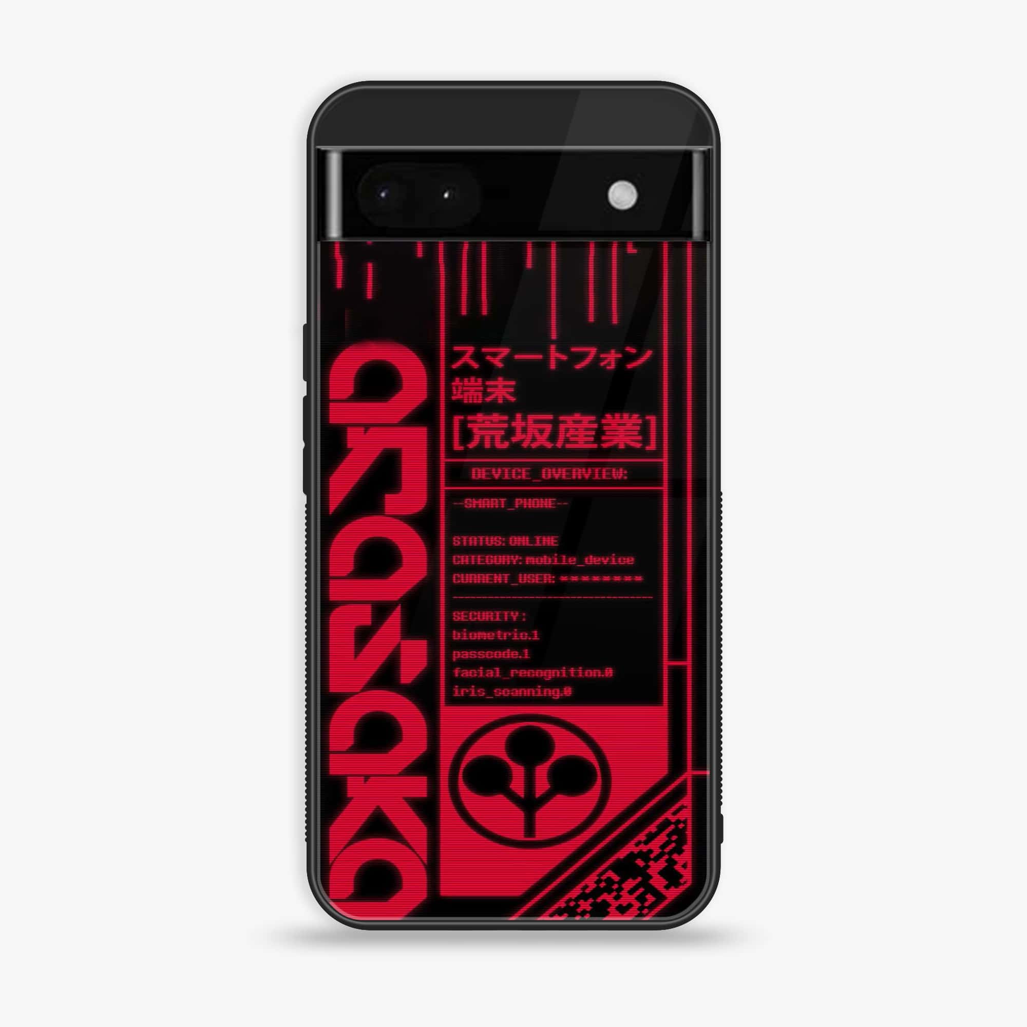Google Pixel 6A - Cybernetic Warrior Series - Premium Metal Printed soft Bumper Shock Proof Case