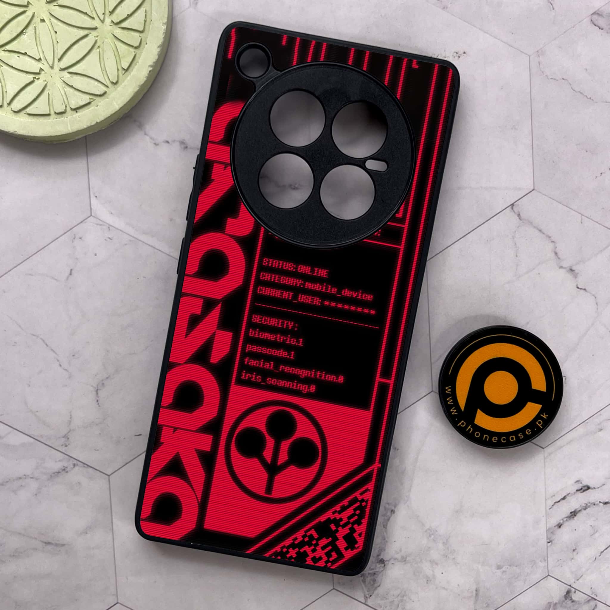 Infinix Zero 40 5G - Cybernetic Warrior Series - Premium Metal Printed soft Bumper shock Proof Case