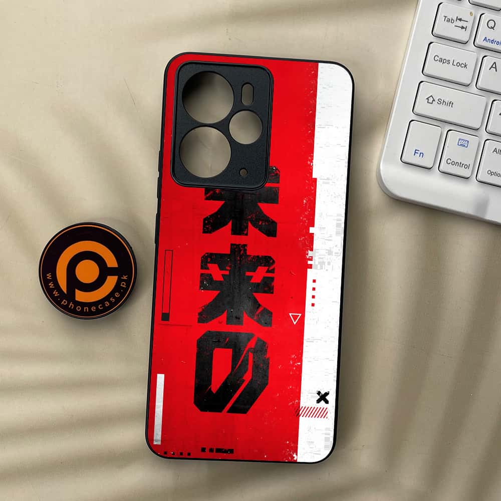 Realme 14 5G - Cybernetic Warrior Series - Premium Metal Printed soft Bumper Shock Proof Case