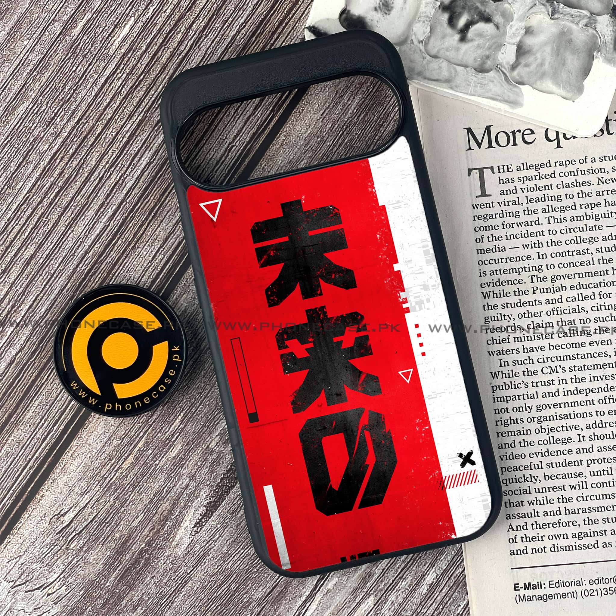 Google Pixel 9 Pro - Cybernetic Warrior Series - Premium Metal Printed soft Bumper Shock Proof Case