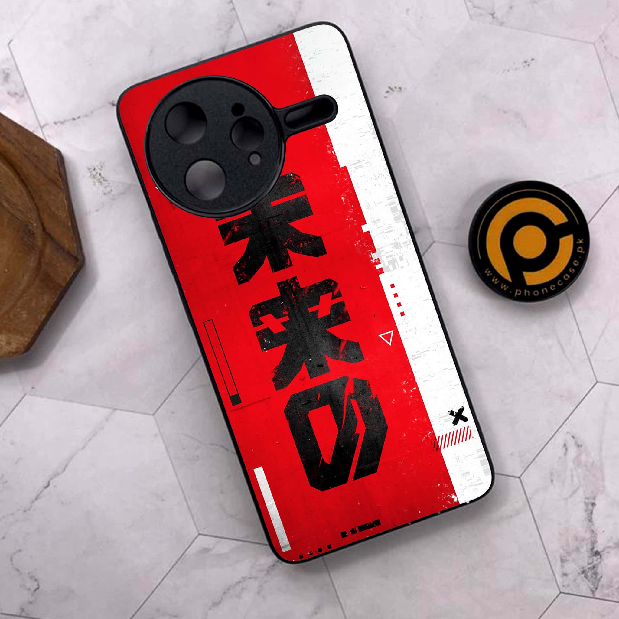 Xiaomi Poco F7 Ultra 5G - Cybernetic Warrior Series - Premium Metal Printed soft Bumper shock Proof Case