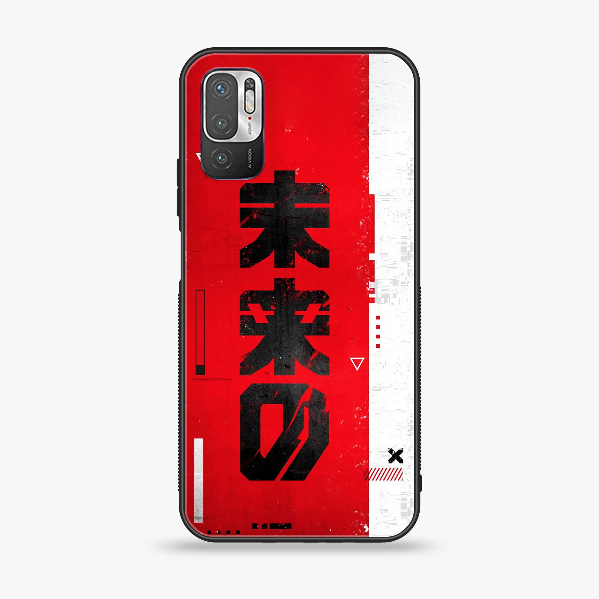 Xiaomi Redmi Note 10 5G - Cybernetic Warrior Series - Premium Printed Glass soft Bumper shock Proof Case