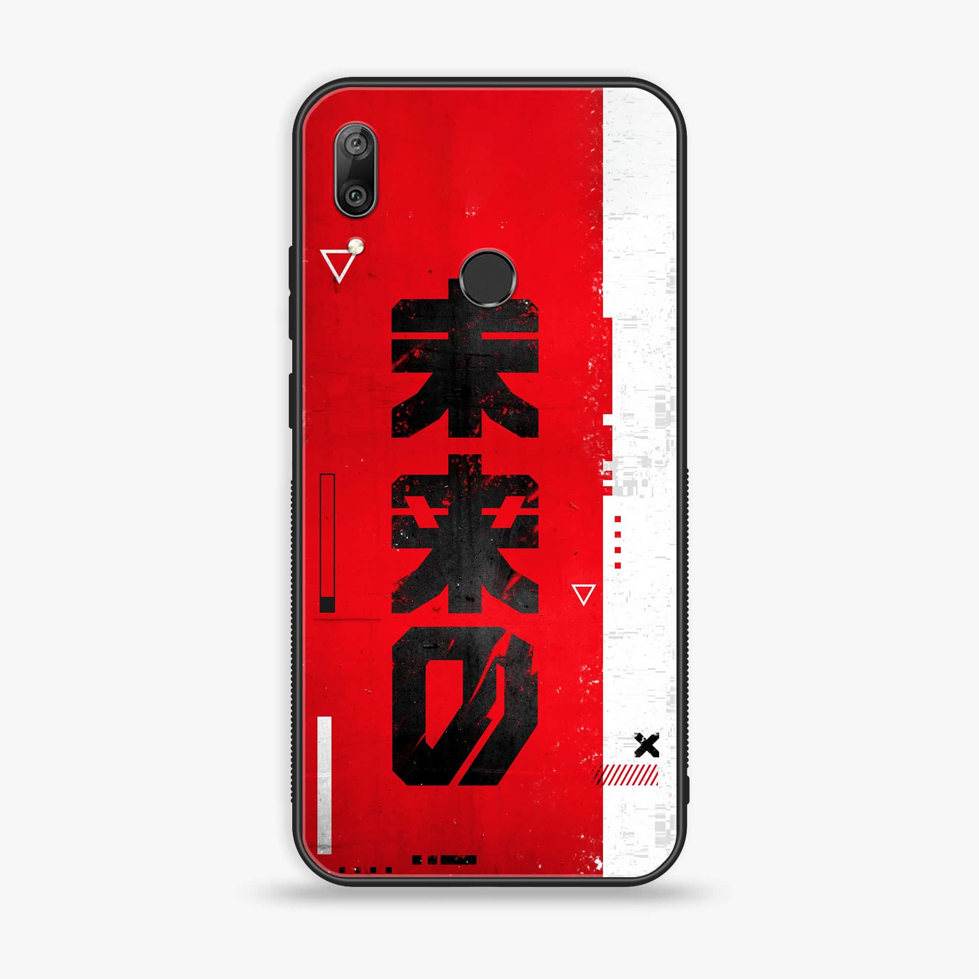 Huawei Y7 Prime (2019) - Cybernetic Warrior Series - Premium Printed Glass soft Bumper shock Proof Case