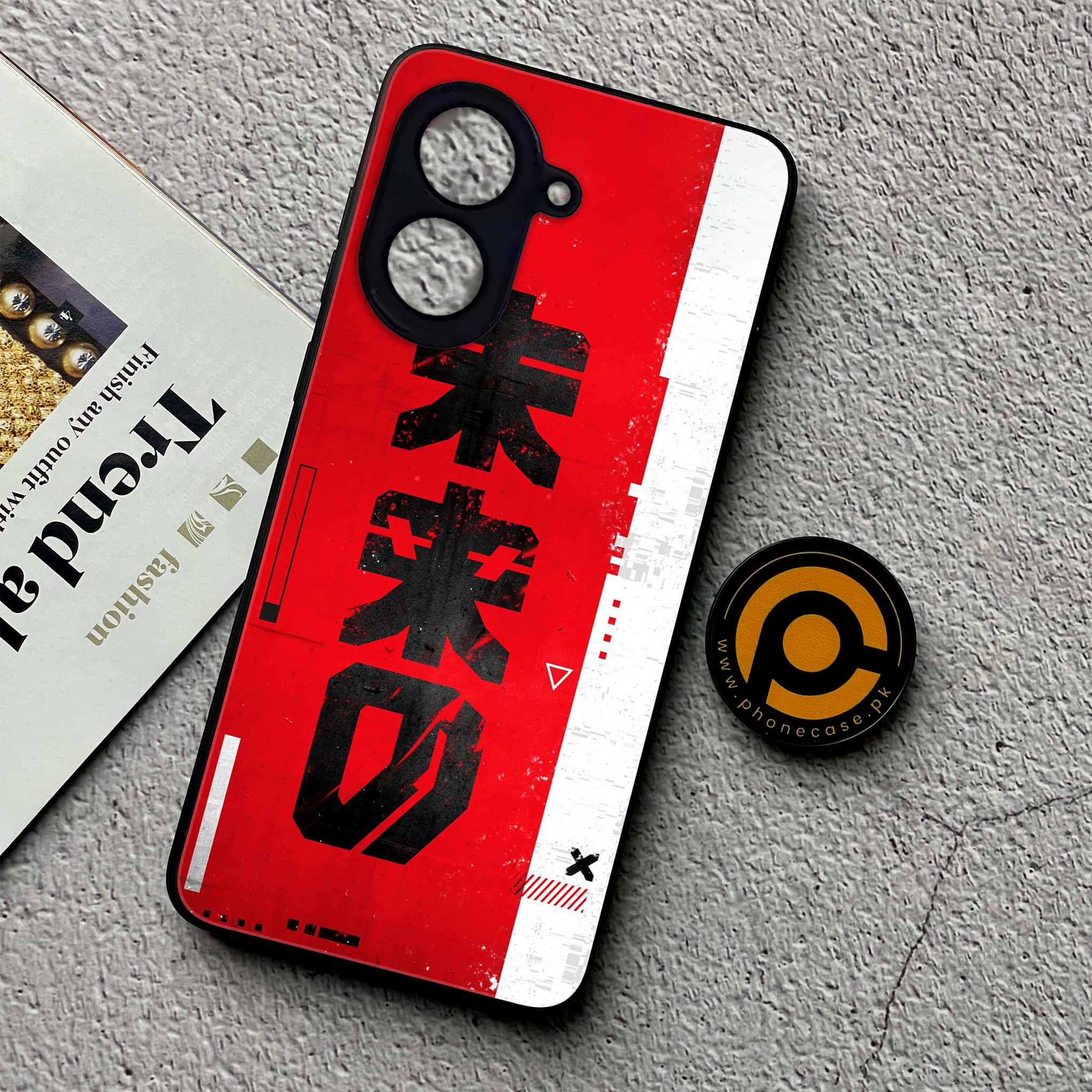 Xiaomi Redmi A5 - Cybernetic Warrior Series - Premium Metal Printed soft Bumper shock Proof Case