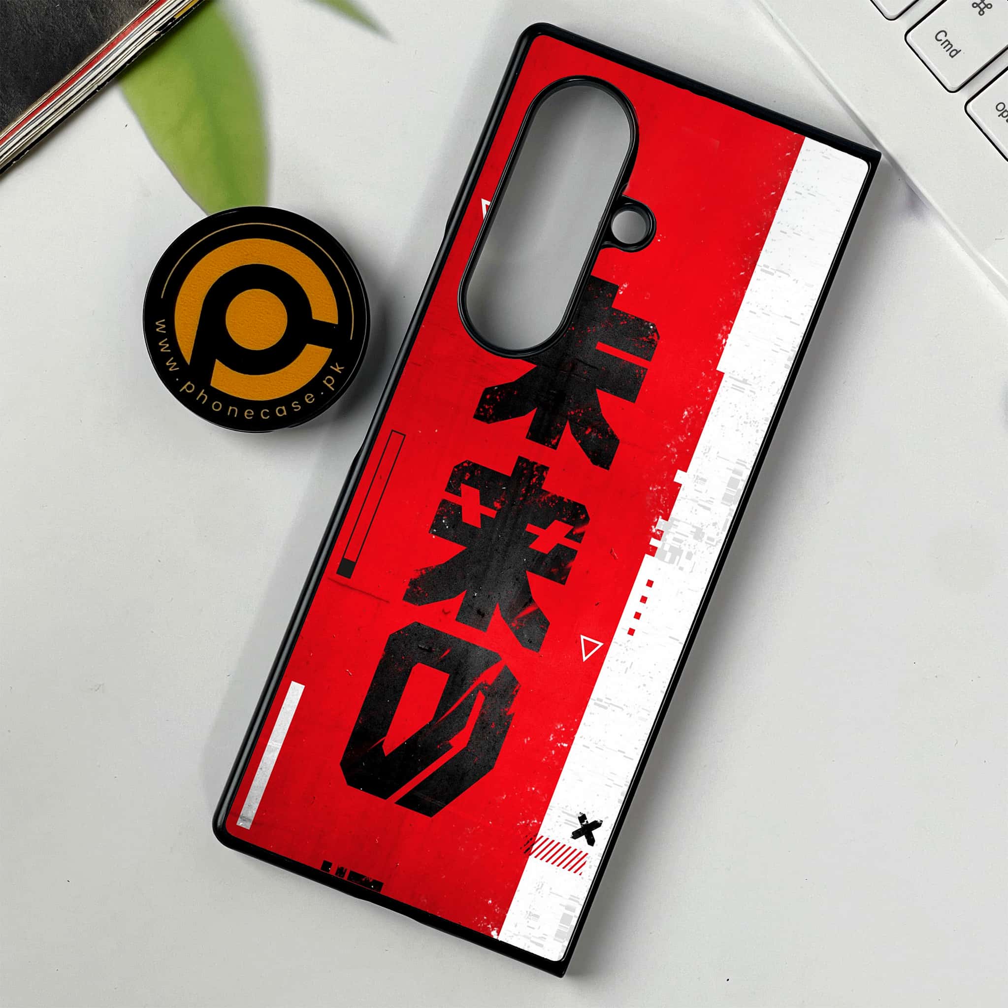 Samsung Galaxy Z Fold 7 - Cybernetic Warrior Series - Premium Metal Printed soft Bumper shock Proof Case