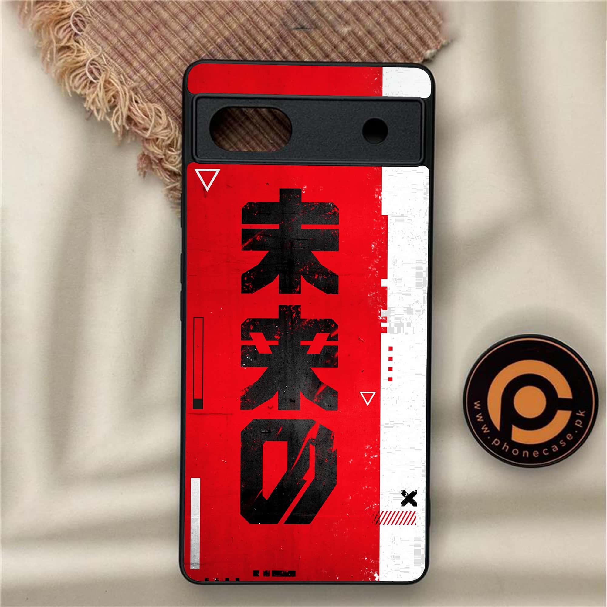 Google Pixel 6A - Cybernetic Warrior Series - Premium Metal Printed soft Bumper Shock Proof Case