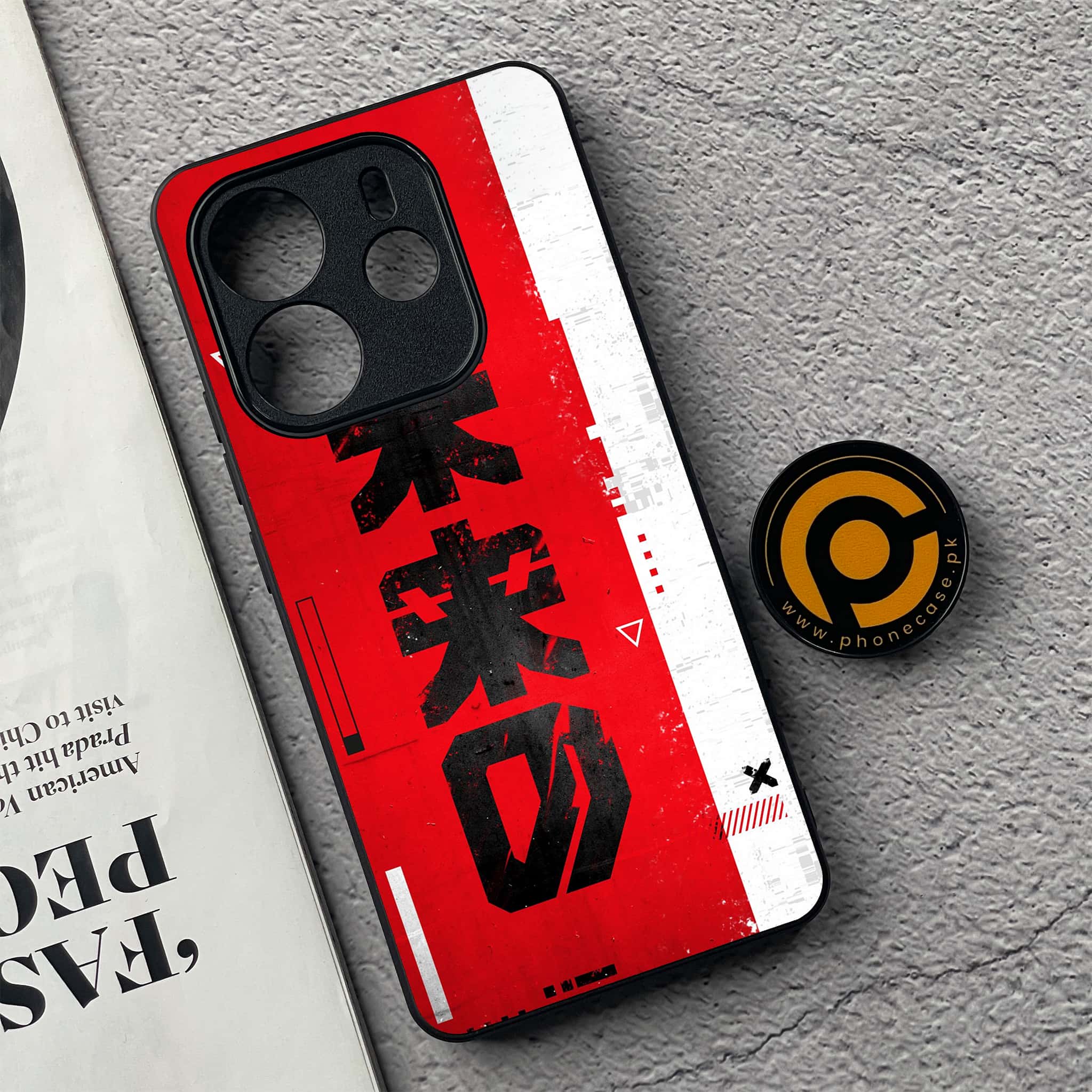Xiaomi Redmi Note 14 - Cybernetic Warrior Series - Premium Printed Glass soft Bumper shock Proof Case